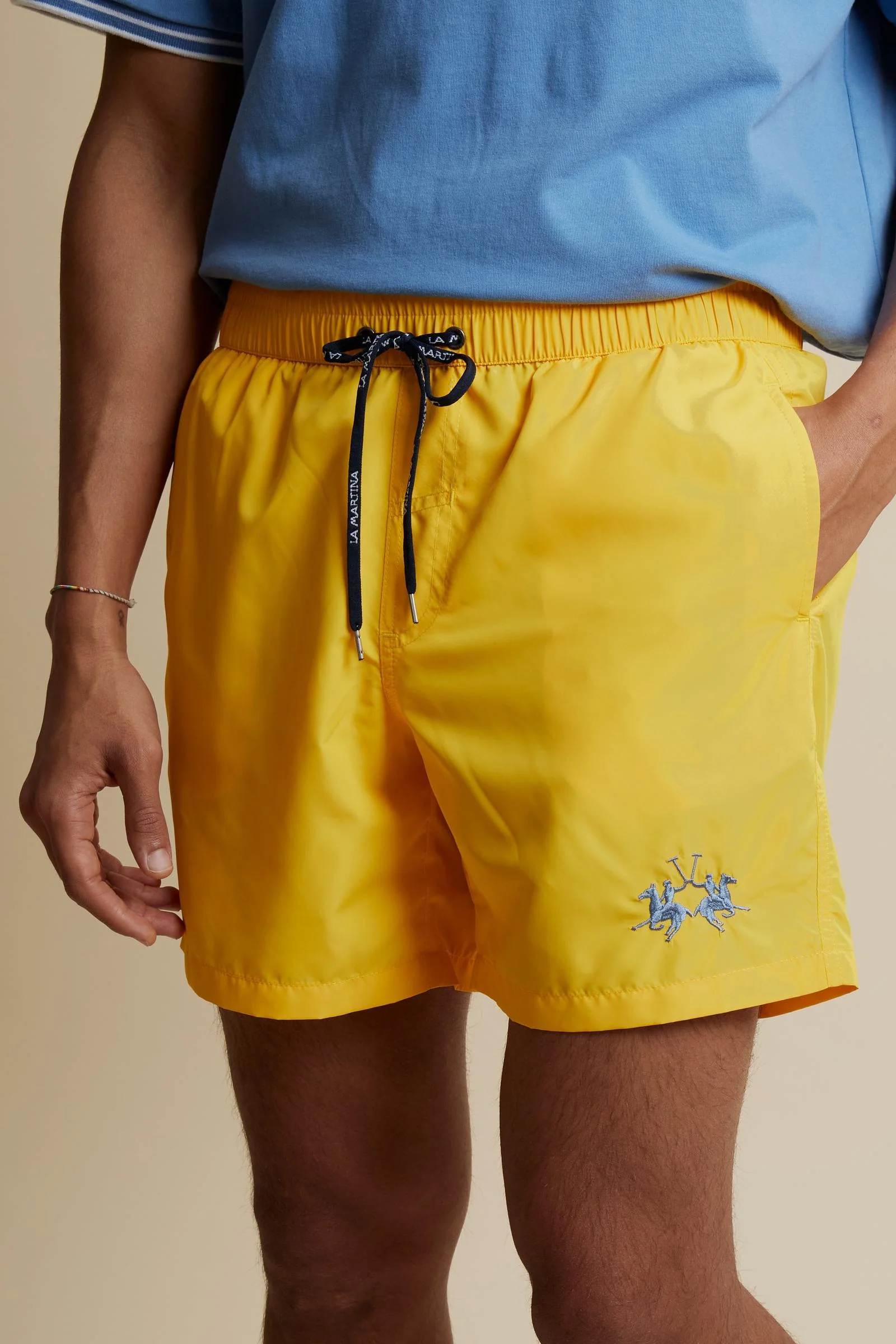 Herren Badeshorts aus Nylon uni - Chuck - Image 3