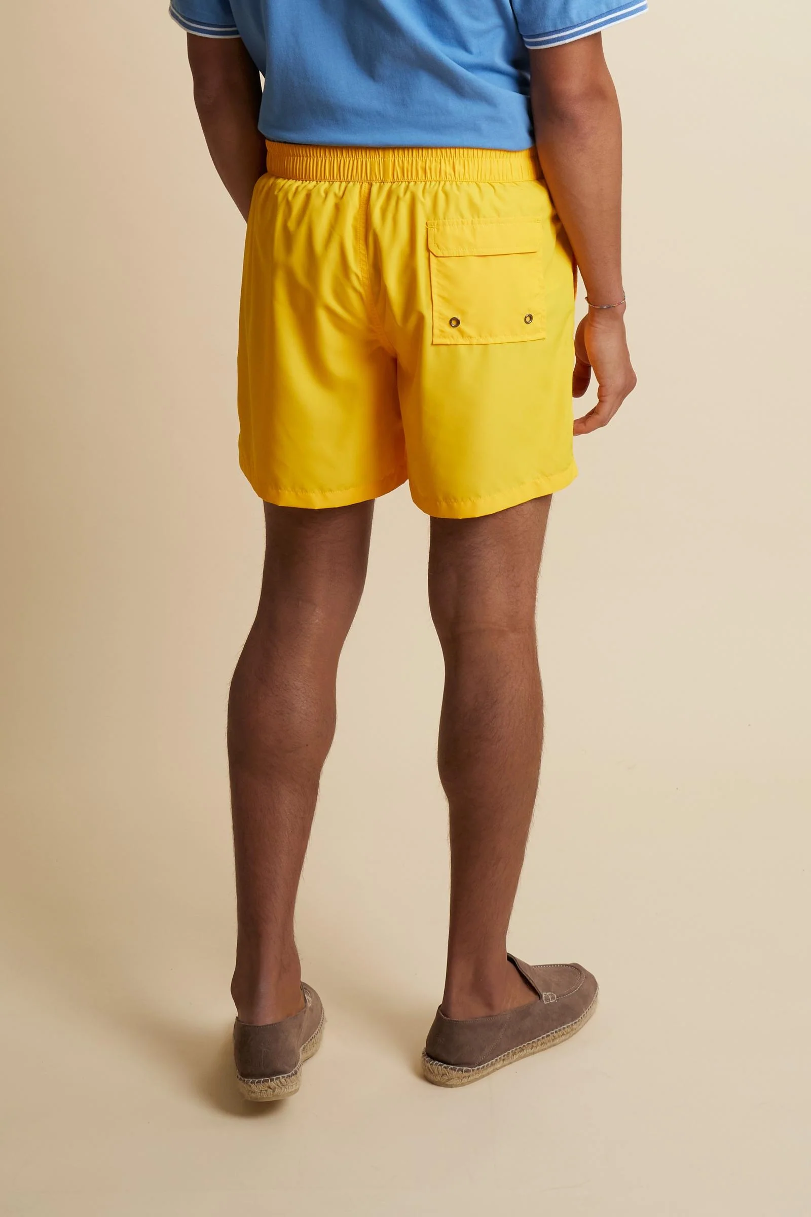 Herren Badeshorts aus Nylon uni - Chuck - Image 4