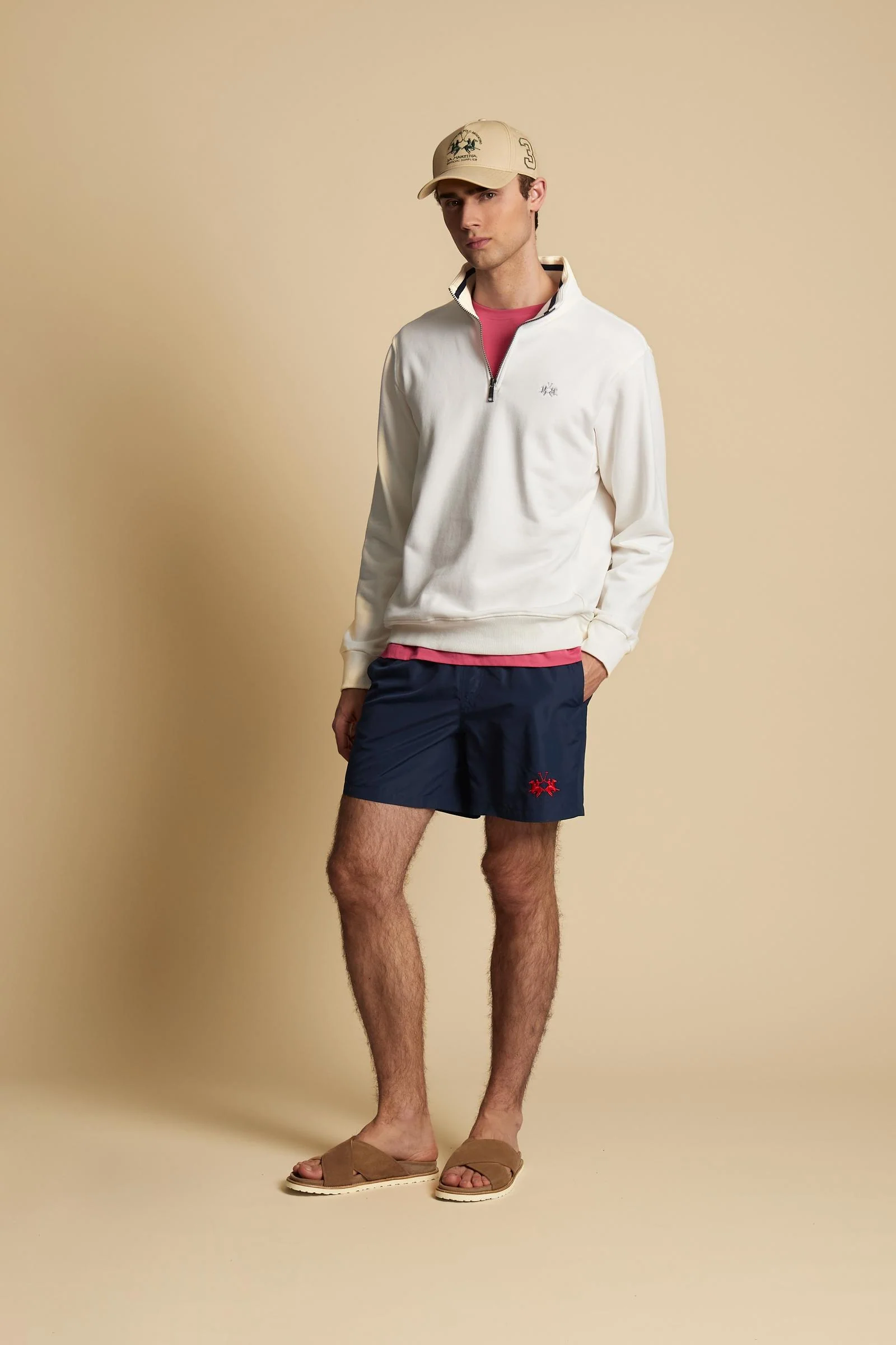 Herren Badeshorts aus Nylon uni - Chuck - Image 2