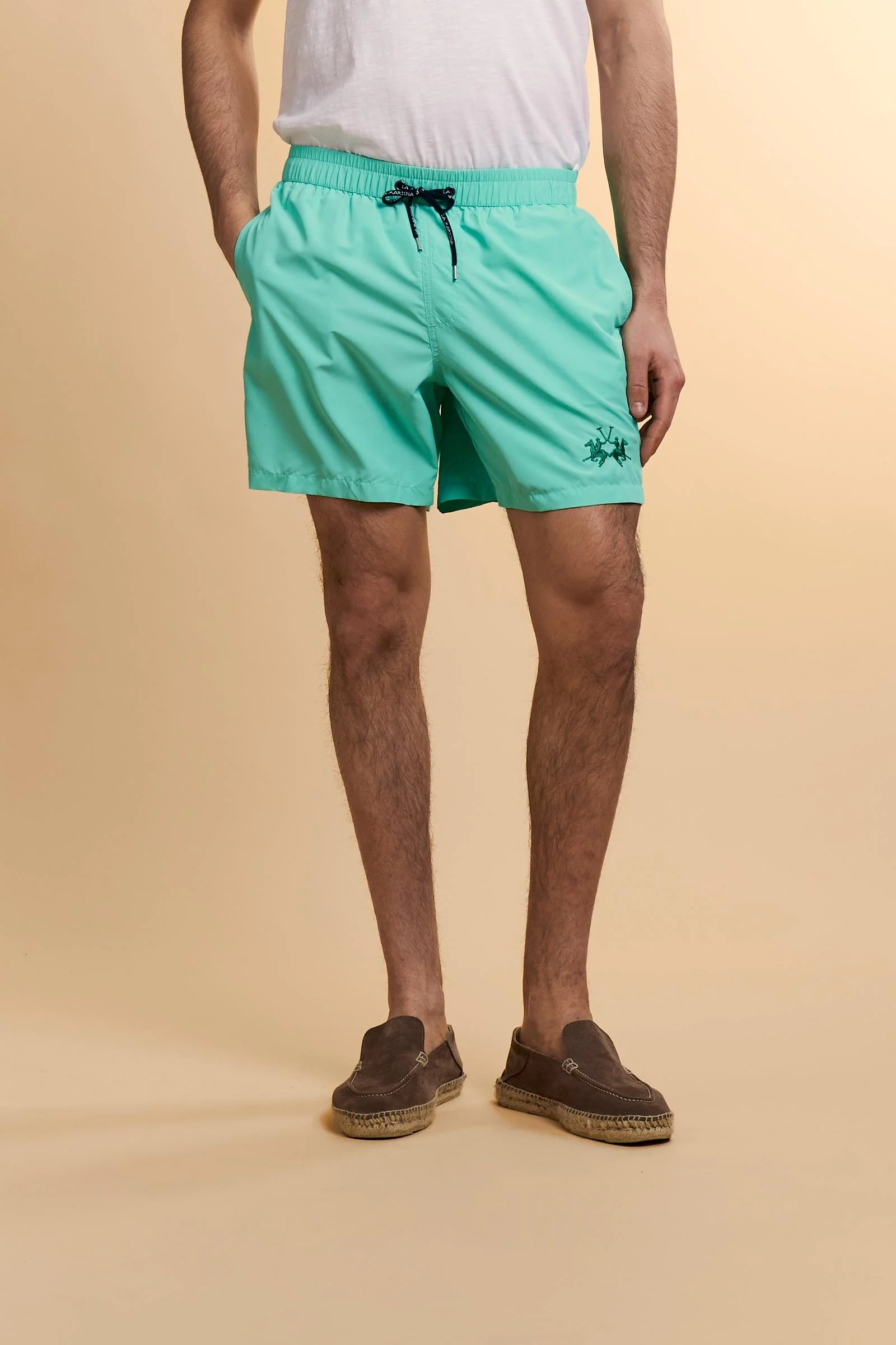 Herren Badeshorts aus Nylon uni - Chuck