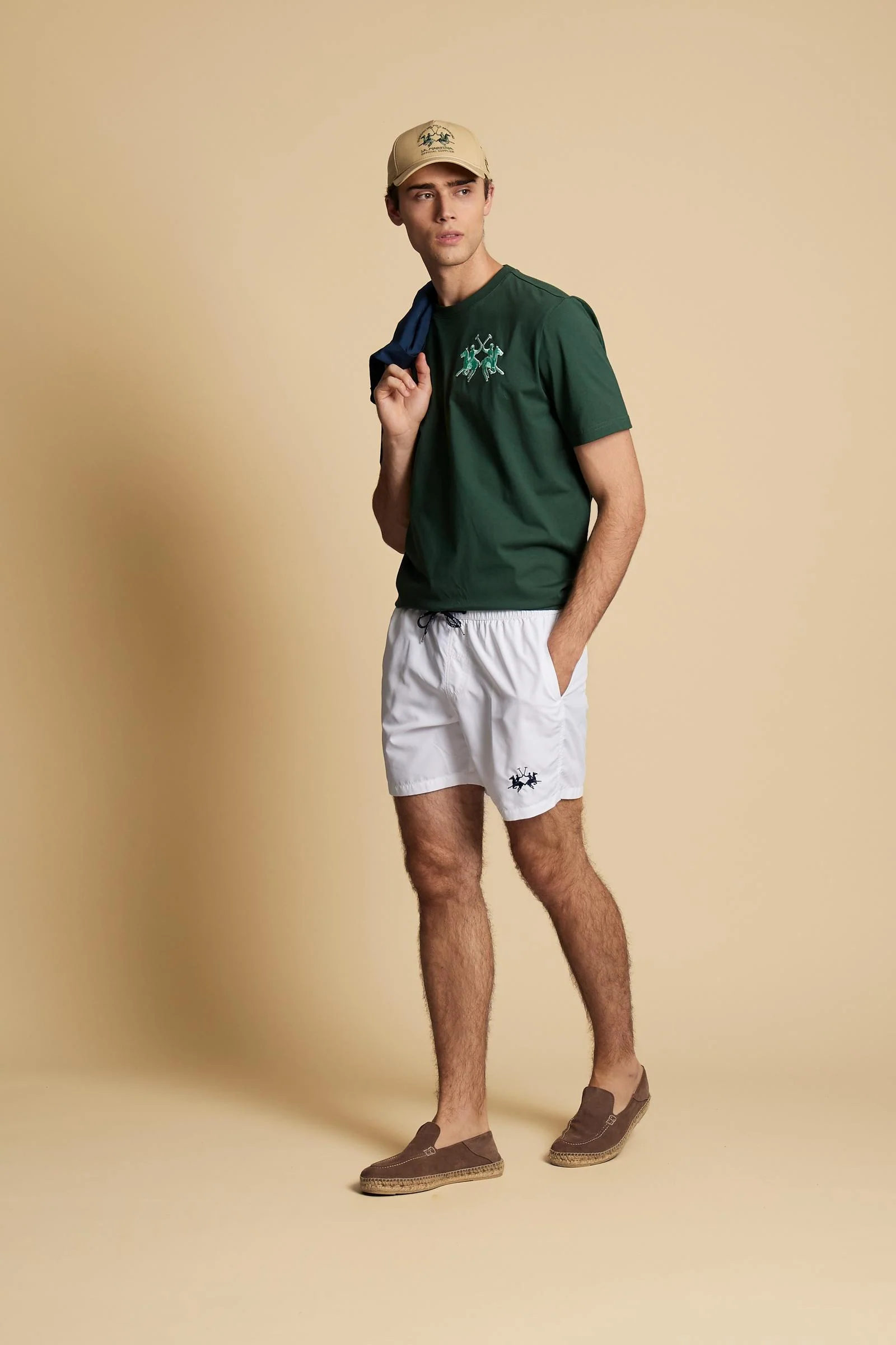 Herren Badeshorts aus Nylon uni - Chuck - Image 2