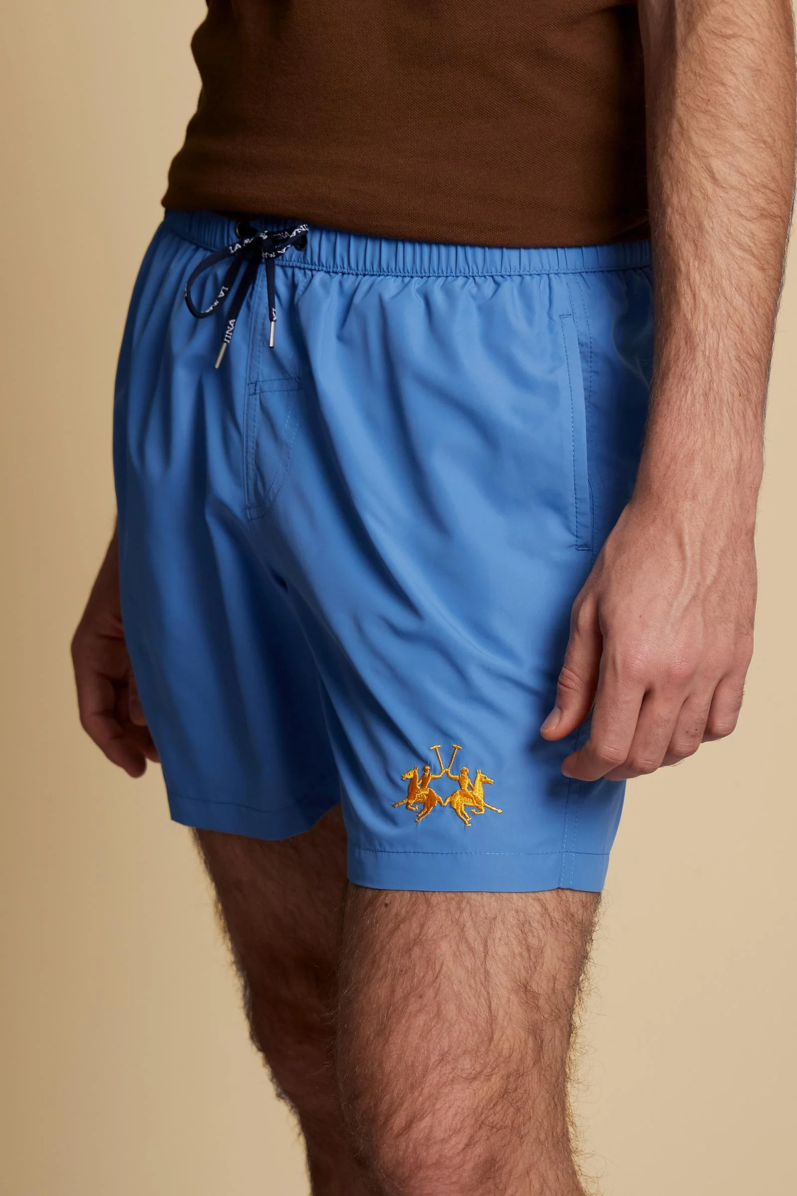 Herren Badeshorts aus Nylon uni - Chuck - Image 3