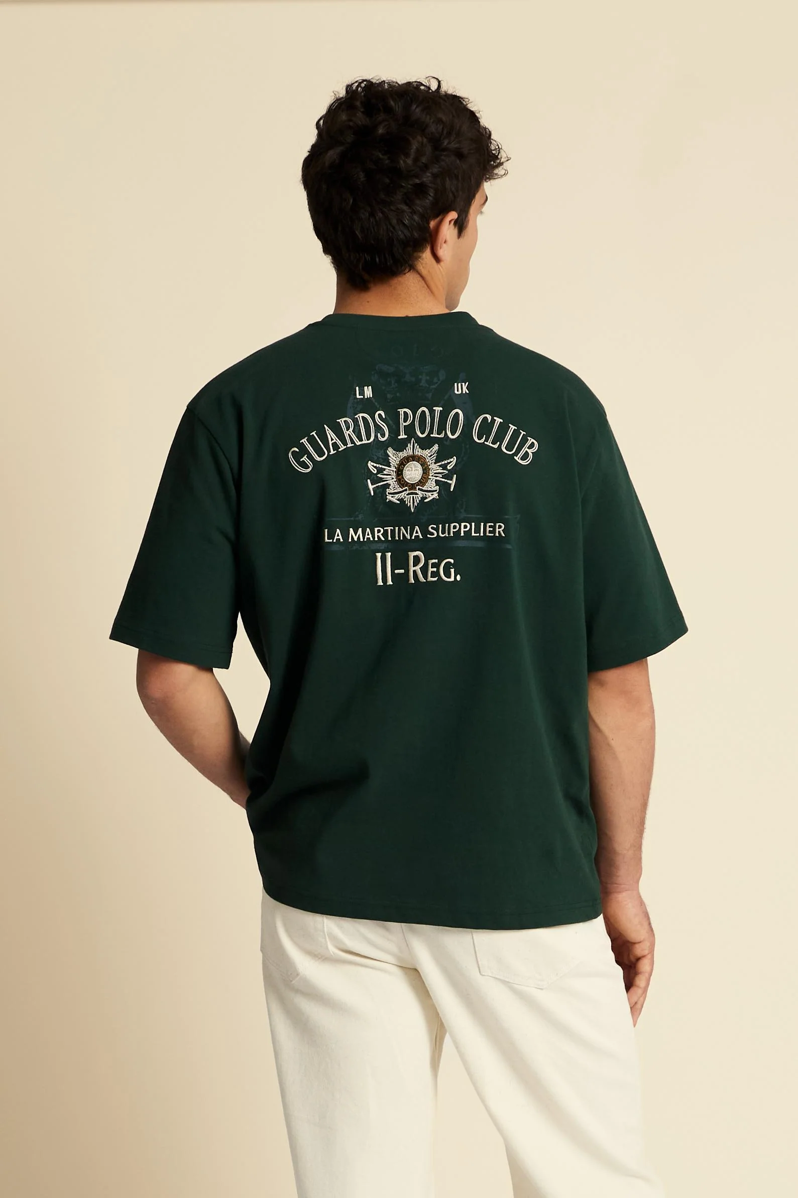 Herren-Baumwoll-T-Shirt mit Guards-Tasche – Clay - Image 4