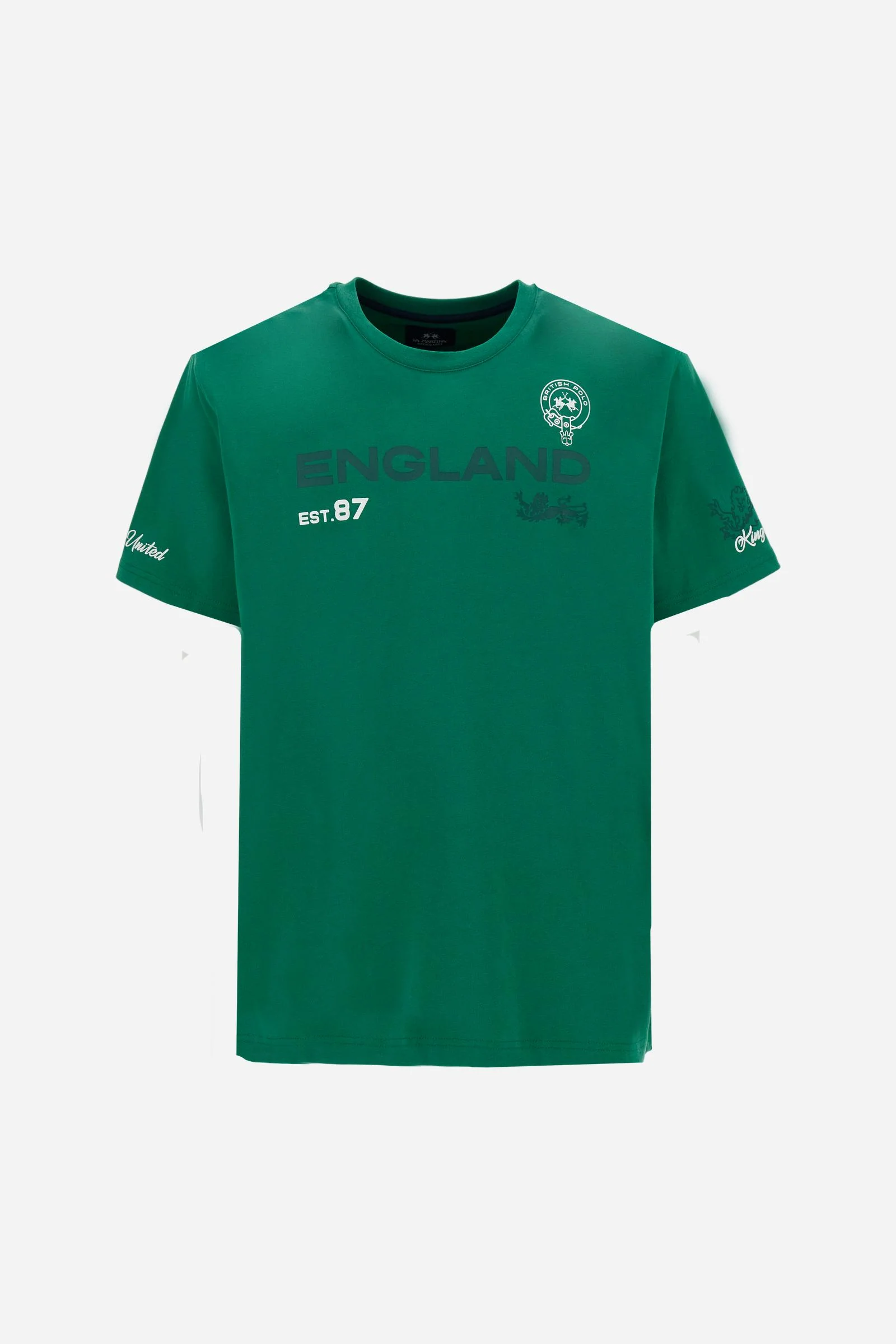 Herren-Baumwoll-T-Shirt mit Polo-Club-Pferd – Camron - Image 5