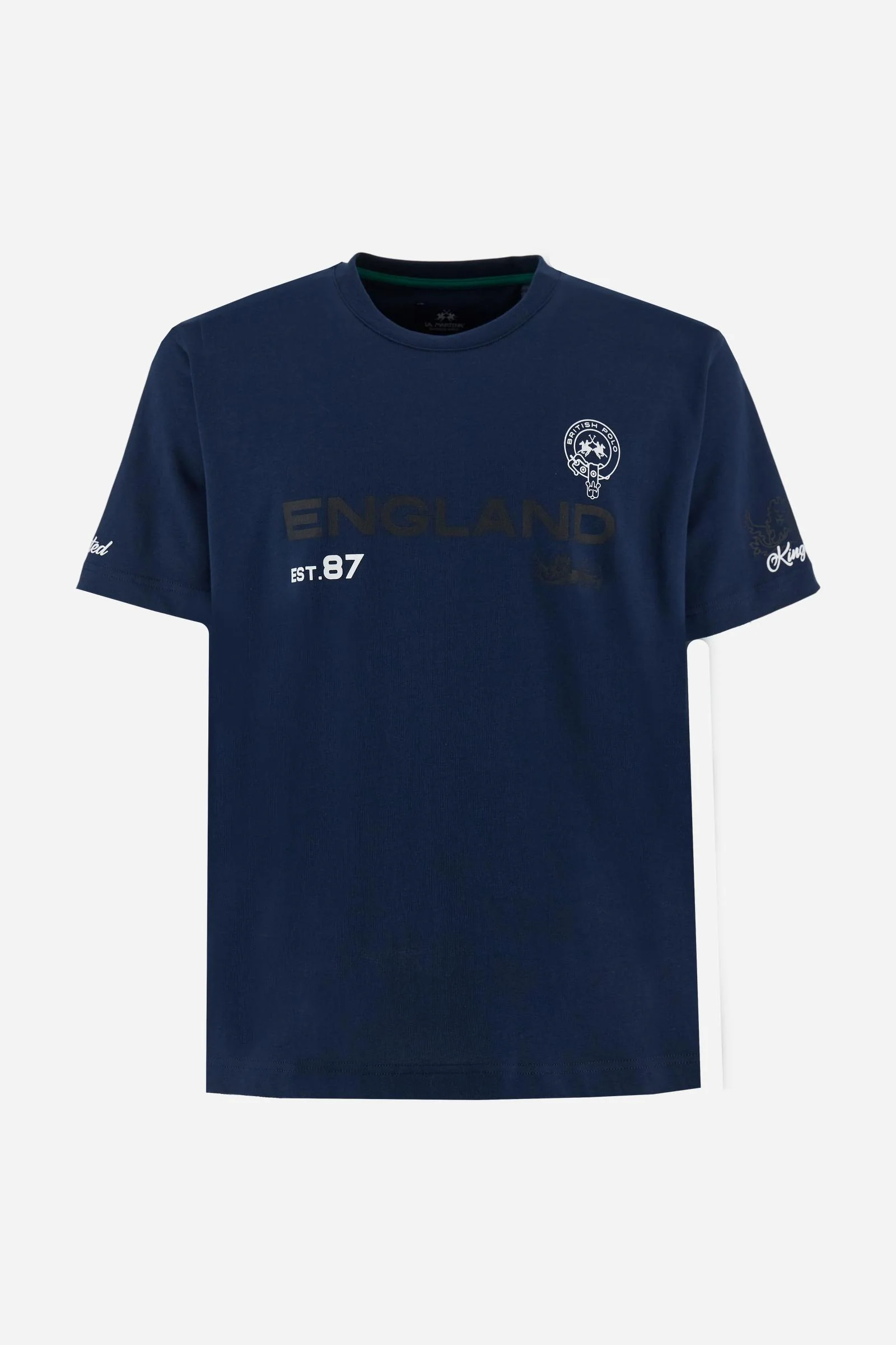 Herren-Baumwoll-T-Shirt mit Polo-Club-Pferd – Camron - Image 5