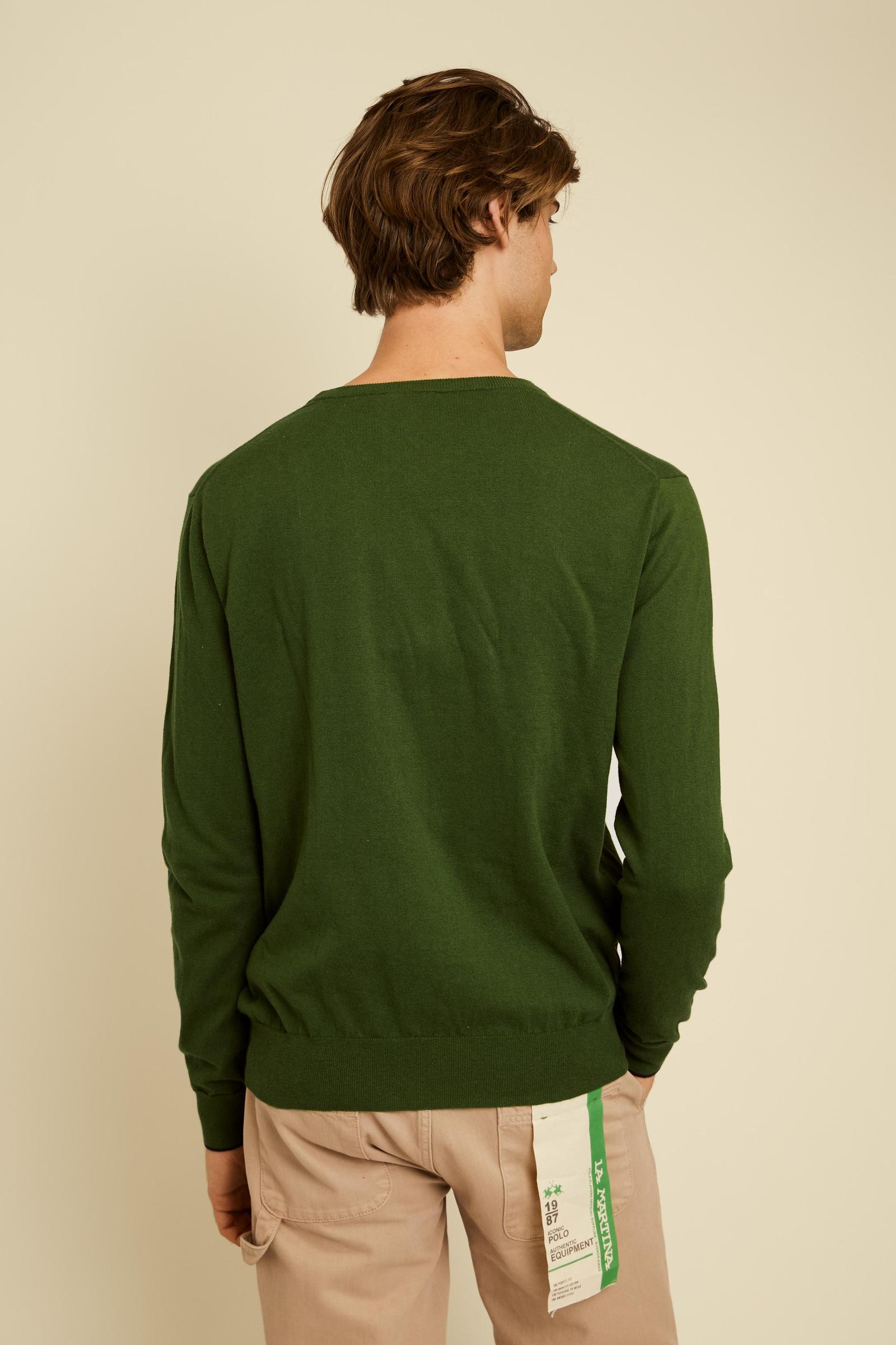 Herren Baumwollpullover Rundhals Iconic - Costantino - Image 4