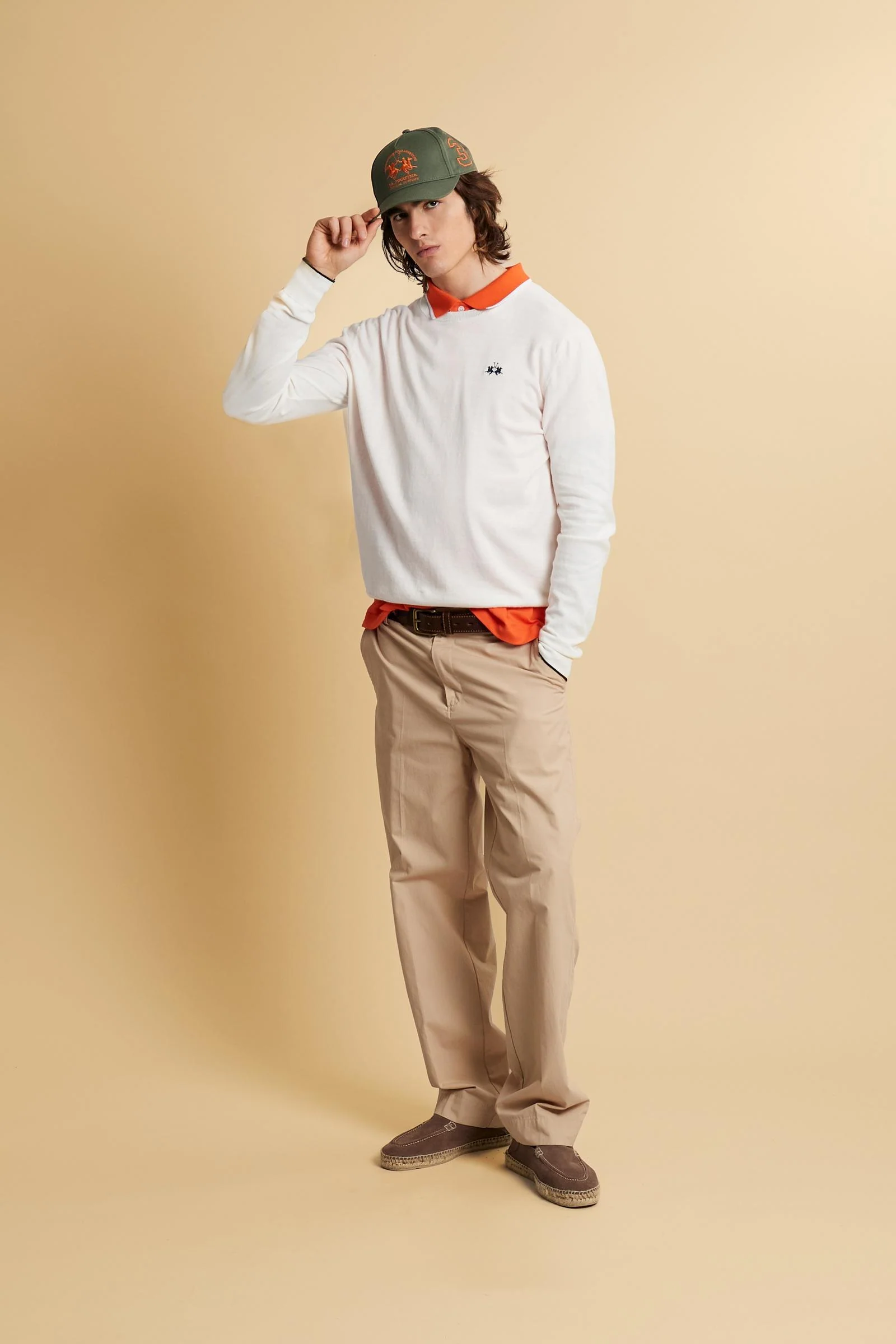 Herren Baumwollpullover Rundhals Iconic - Costantino - Image 2