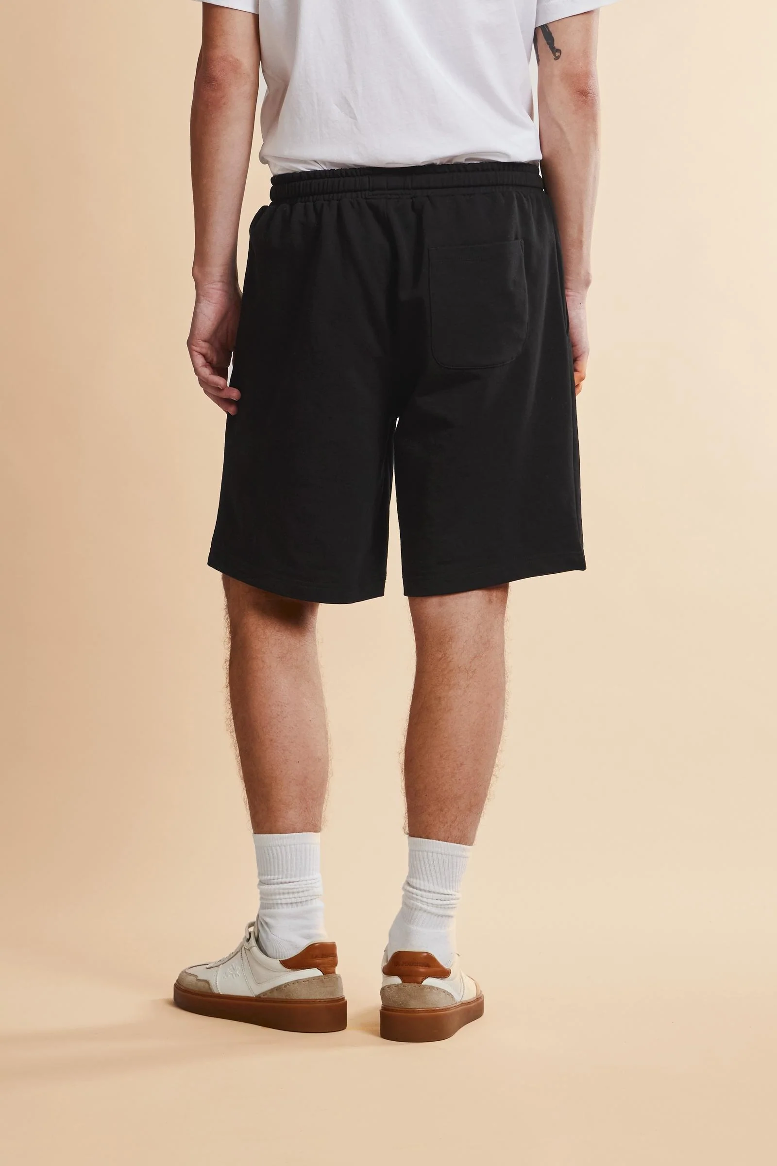 Herren Bermuda aus Baumwoll-Sweatstoff mit Maxi-Logo - Remi - Image 4