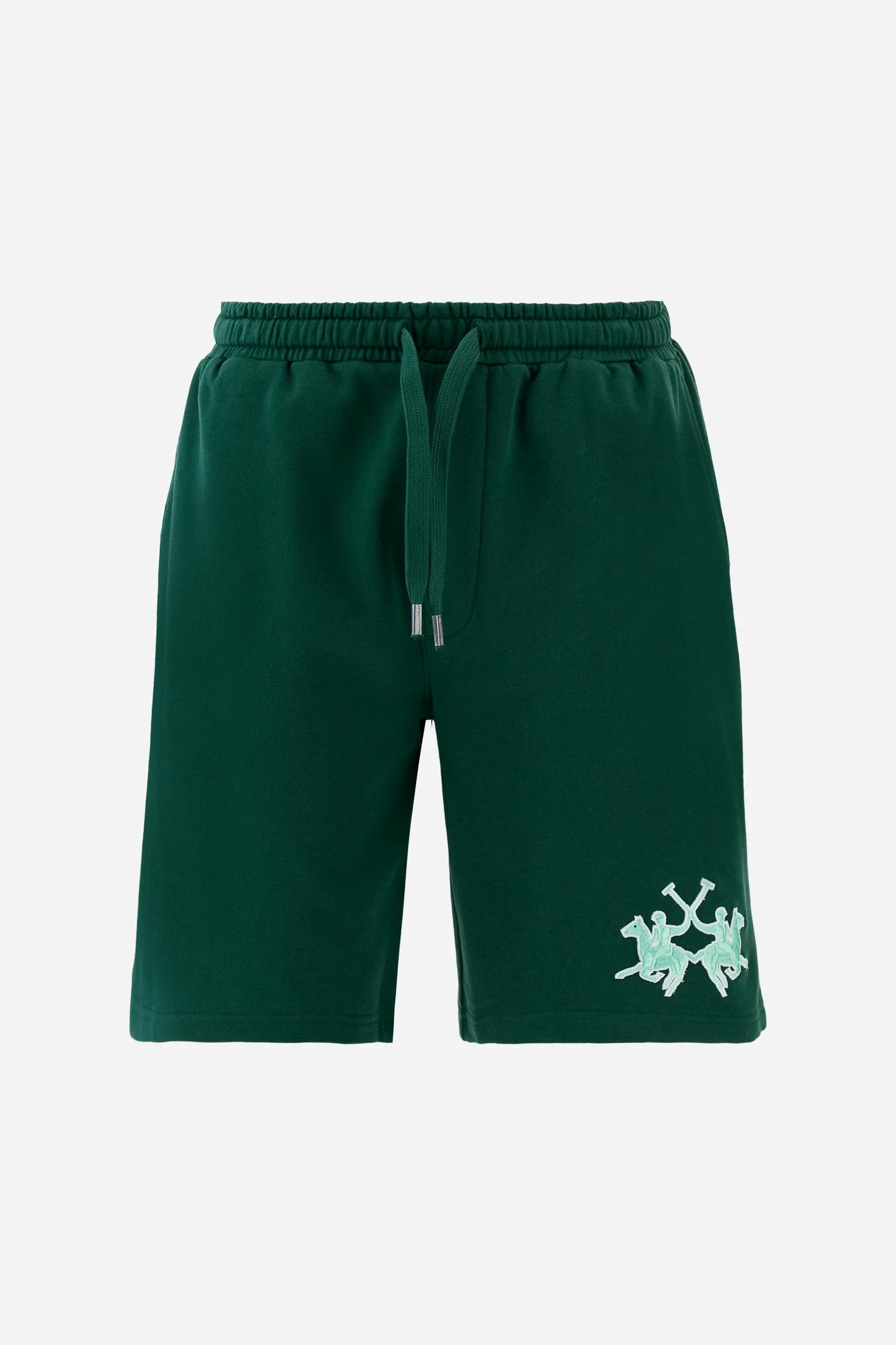 Herren Bermuda aus Baumwoll-Sweatstoff mit Maxi-Logo - Remi - Image 5