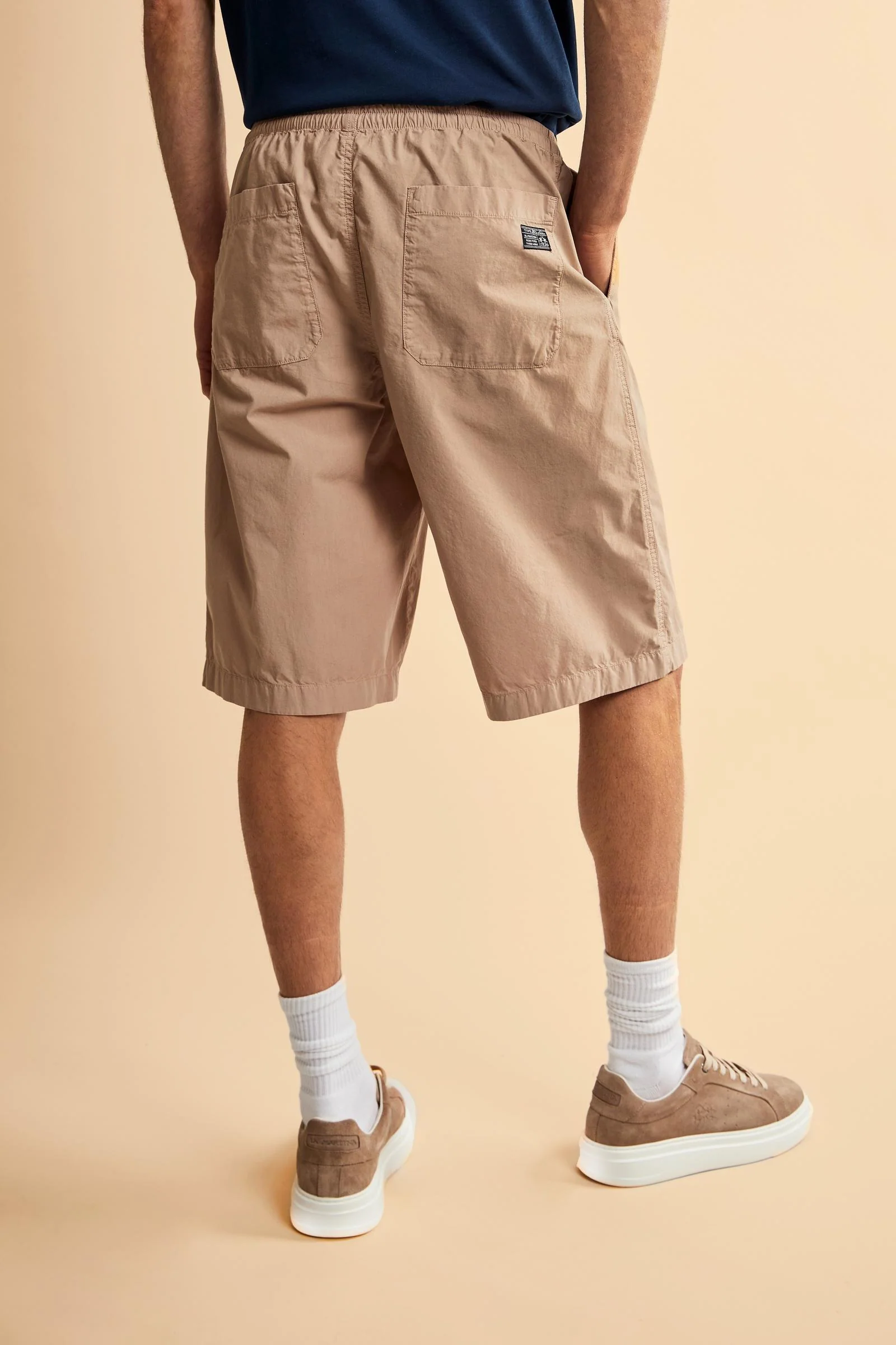 Herren-Bermudashorts aus stückgefärbtem Popeline - Cesar - Image 4