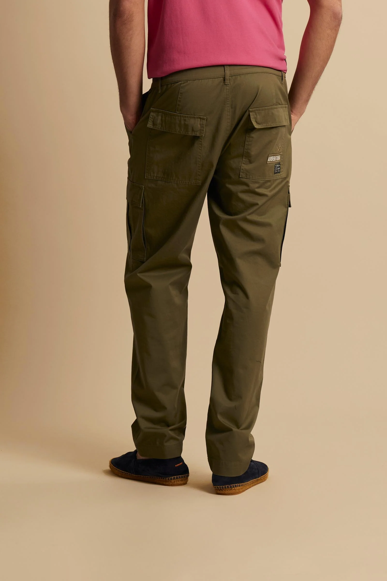 Herren Cargo-Hose aus Twill Black Label Edition - Caìn - Image 4