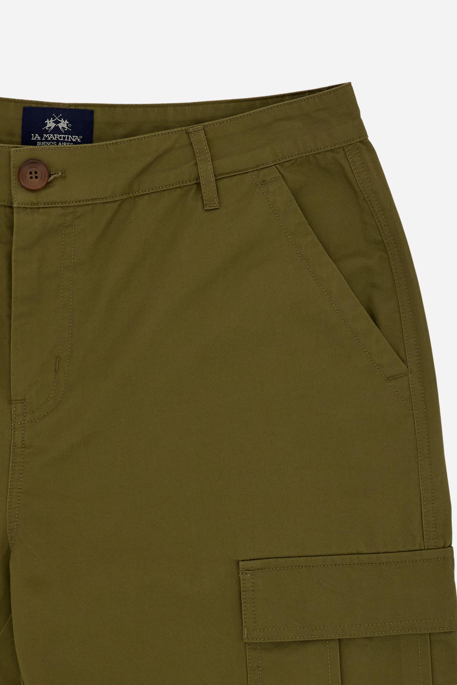 Herren Cargo-Hose aus Twill Black Label Edition - Caìn - Image 8