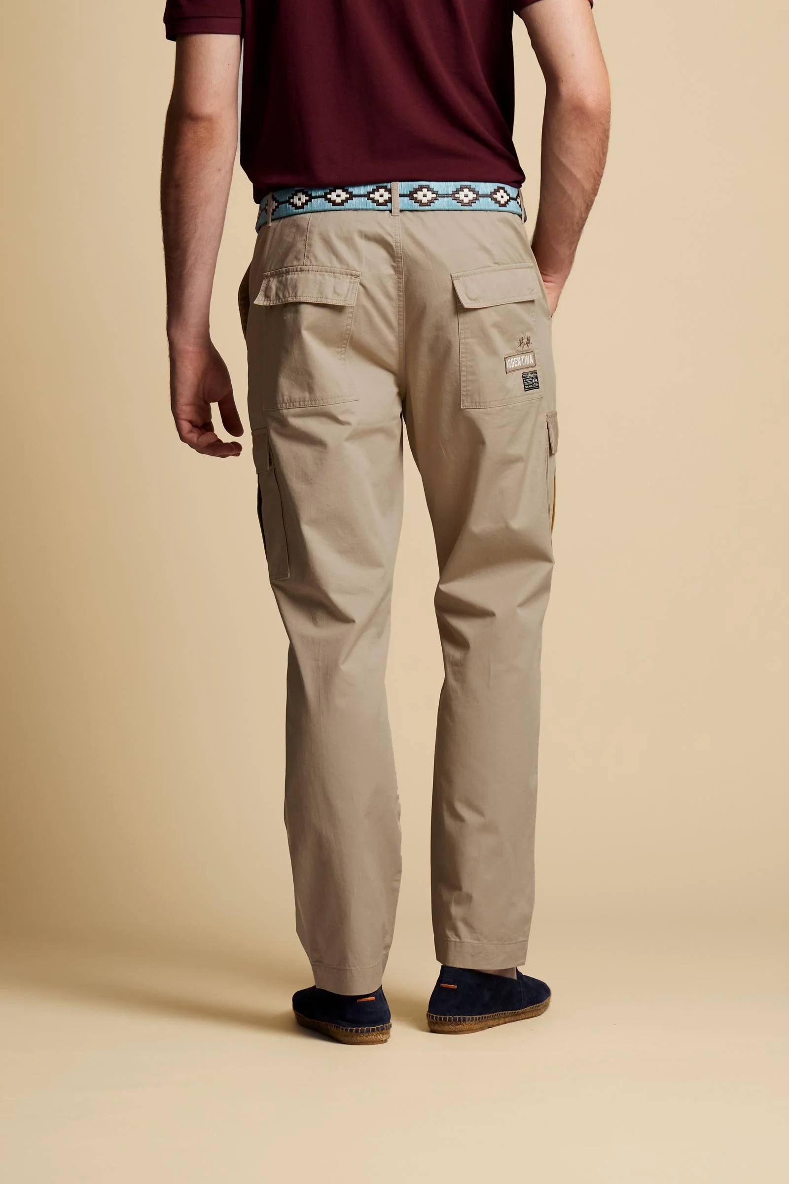 Herren Cargo-Hose aus Twill Black Label Edition - Caìn - Image 4