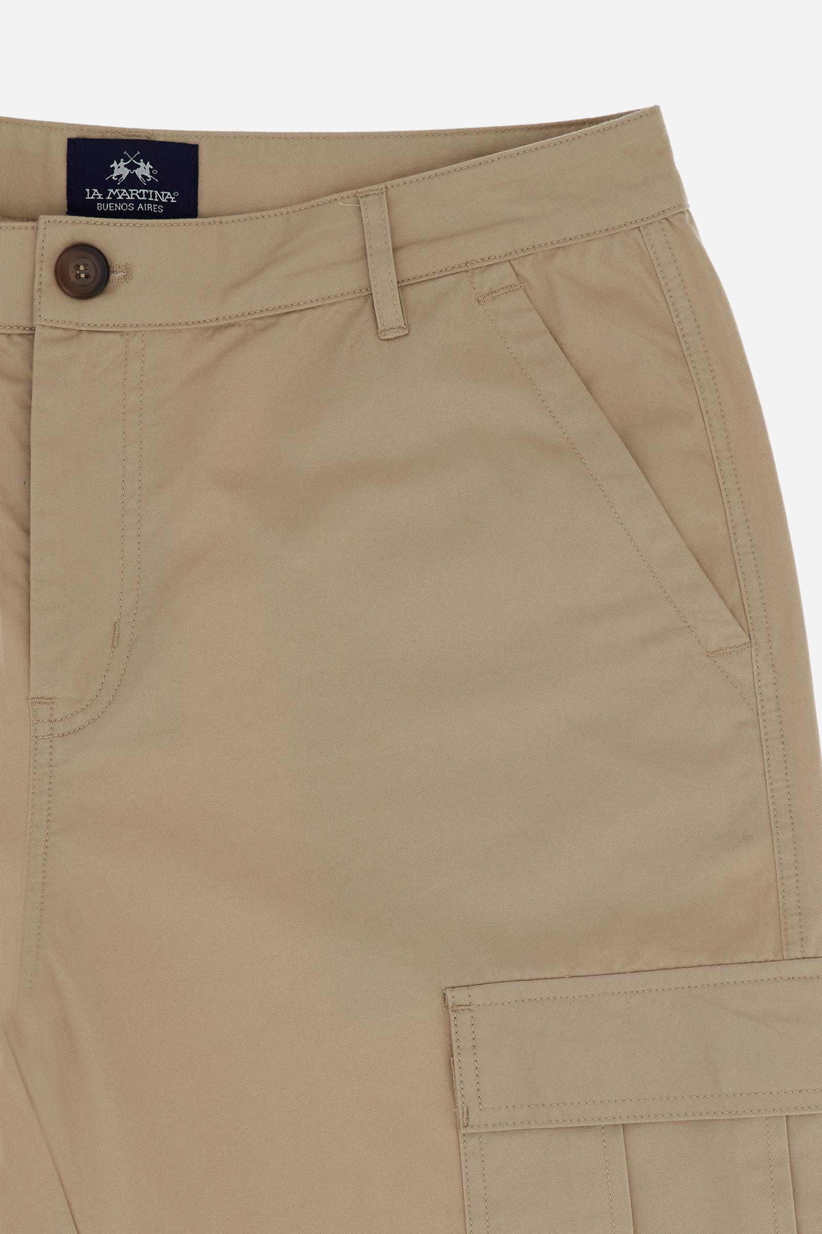 Herren Cargo-Hose aus Twill Black Label Edition - Caìn - Image 8