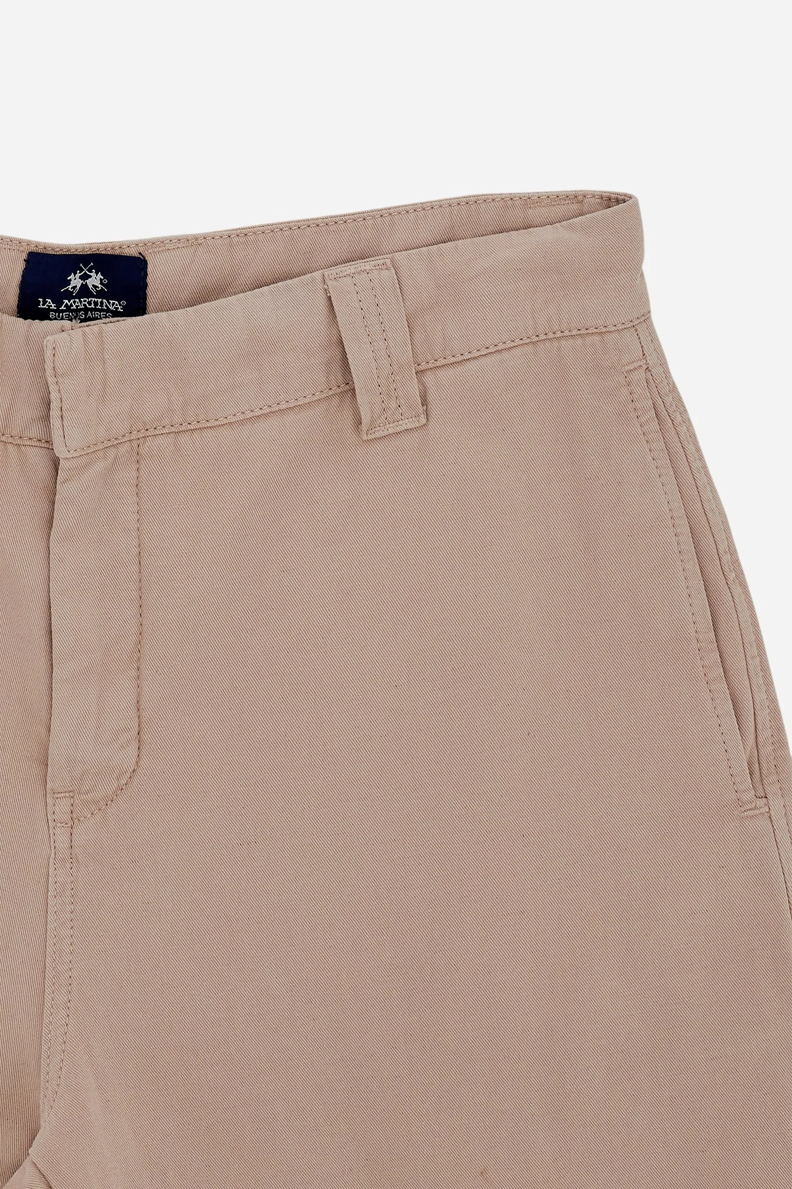 Herren Chino-Hose aus Baumwoll-Leinen-Gewebe Black Label Edition - Chip - Image 7