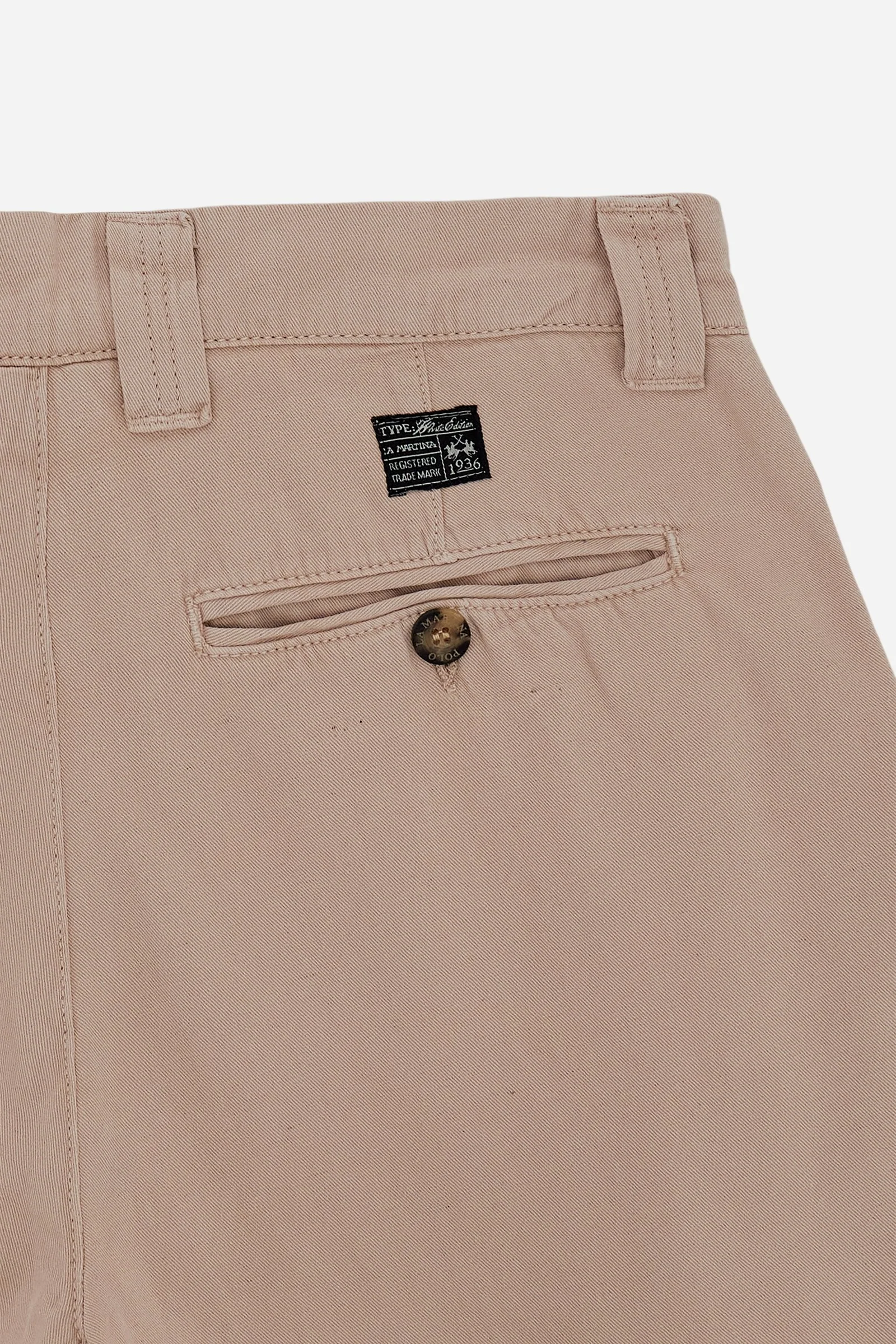 Herren Chino-Hose aus Baumwoll-Leinen-Gewebe Black Label Edition - Chip - Image 8