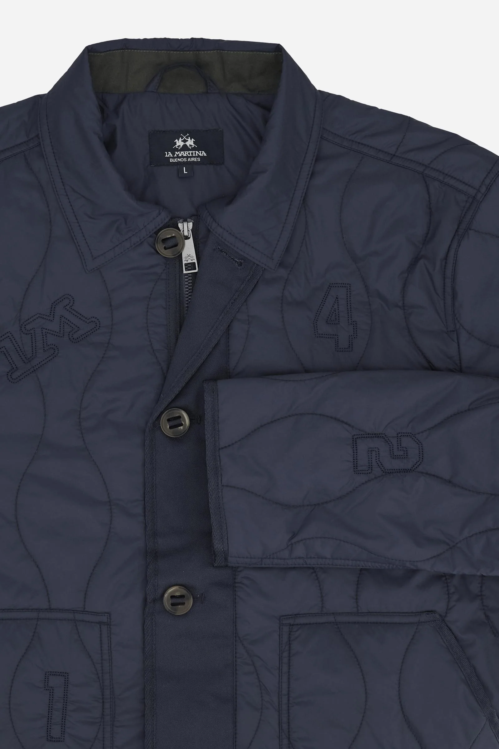 Herren-gesteppte Overshirt aus Nylon – Chad - Image 5