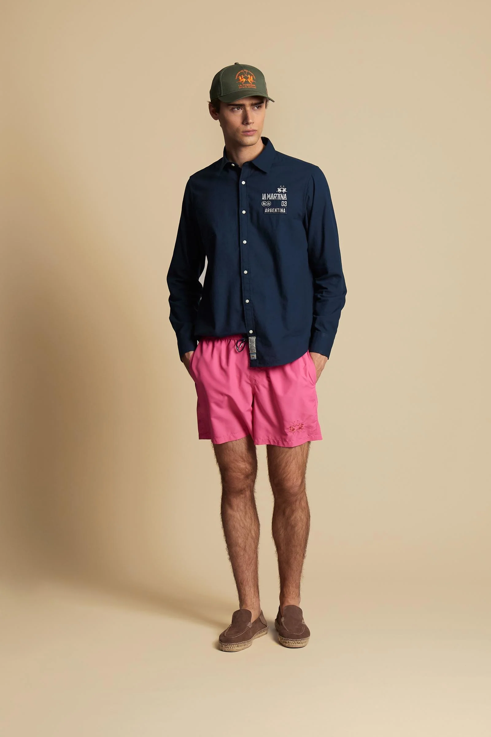 Herren Hemd aus Baumwolle und Leinen Polo Team Argentina - Cornelio - Image 2