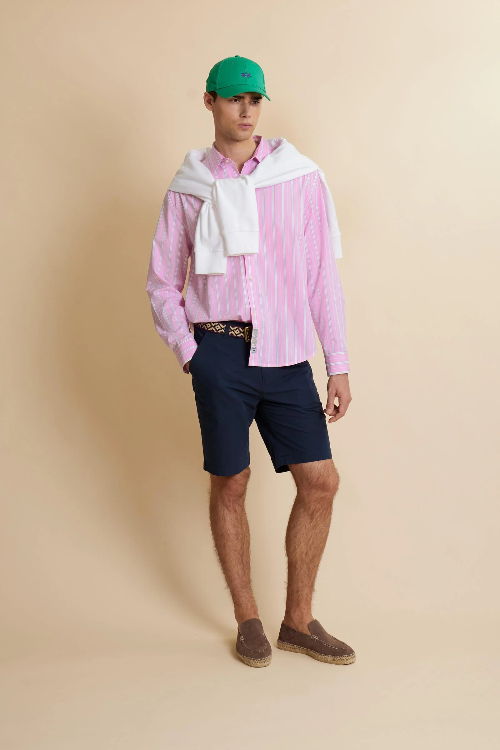Herren Hemd Popeline gestreift - Charles - Image 2