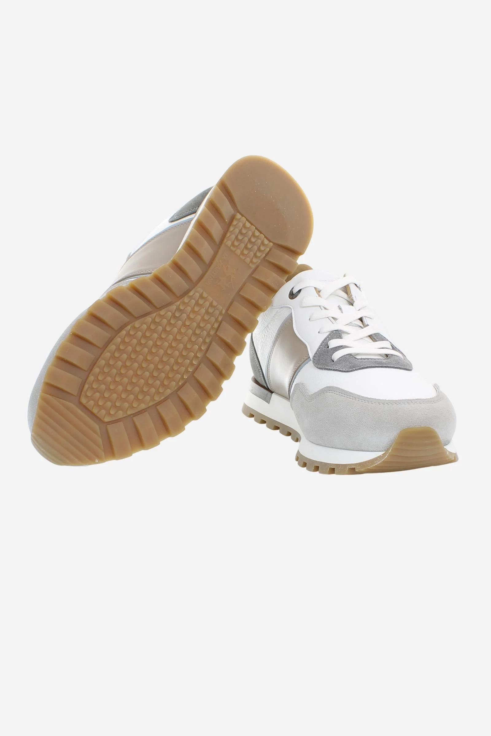 Herren Heritage Sneaker aus handpatiniertem Leder mit Velourslederstreifen – Leathen - Image 5