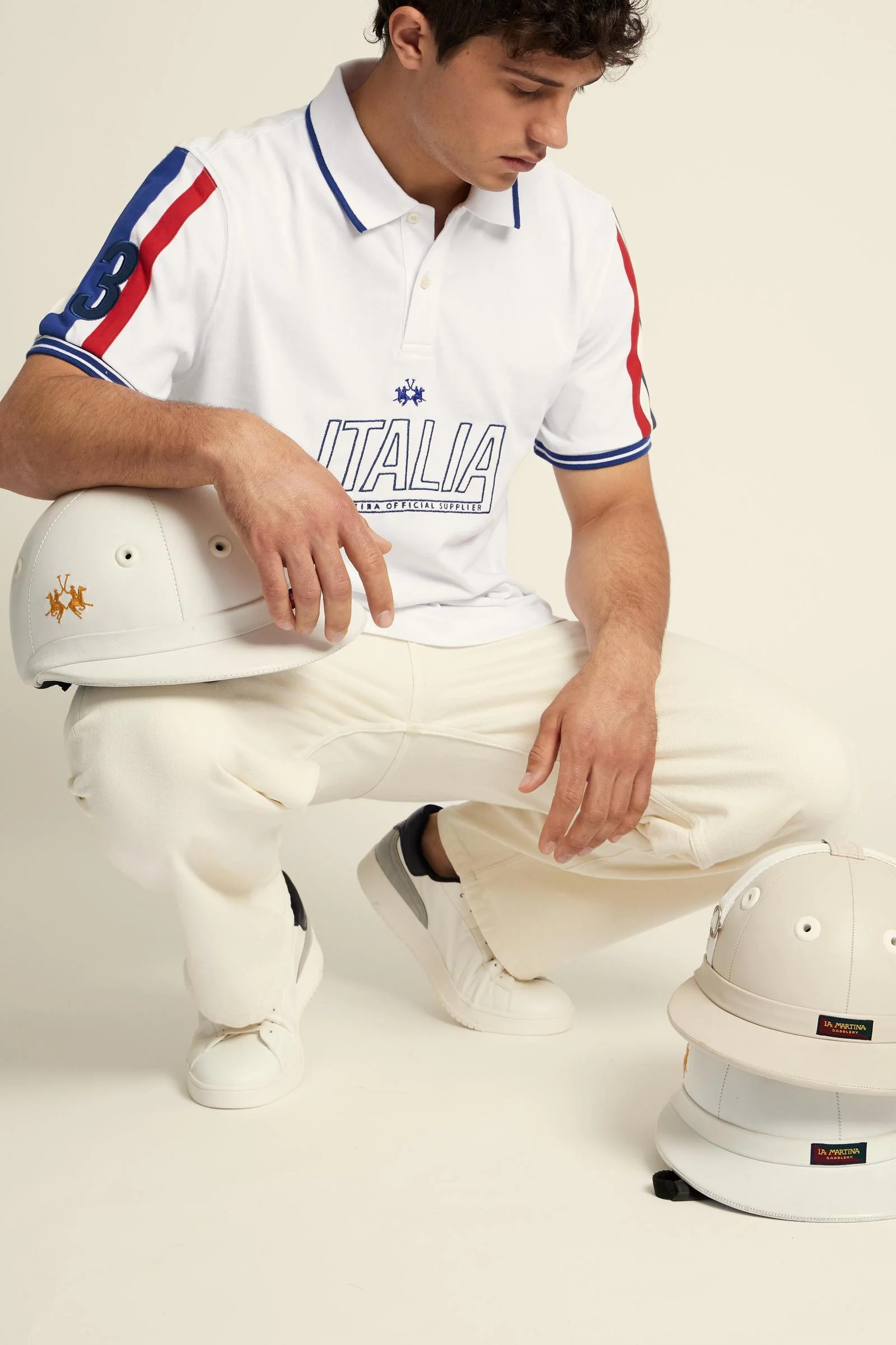 Herren-Jersey-Poloshirt mit Kontraststreifen – Constant - Image 2