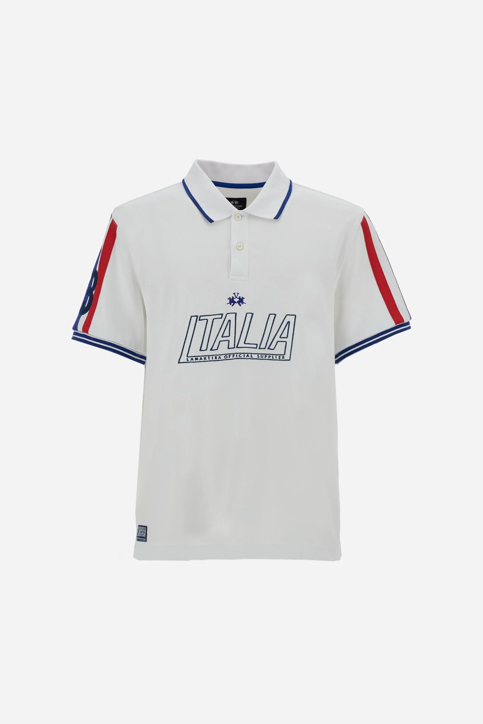 Herren-Jersey-Poloshirt mit Kontraststreifen – Constant - Image 5