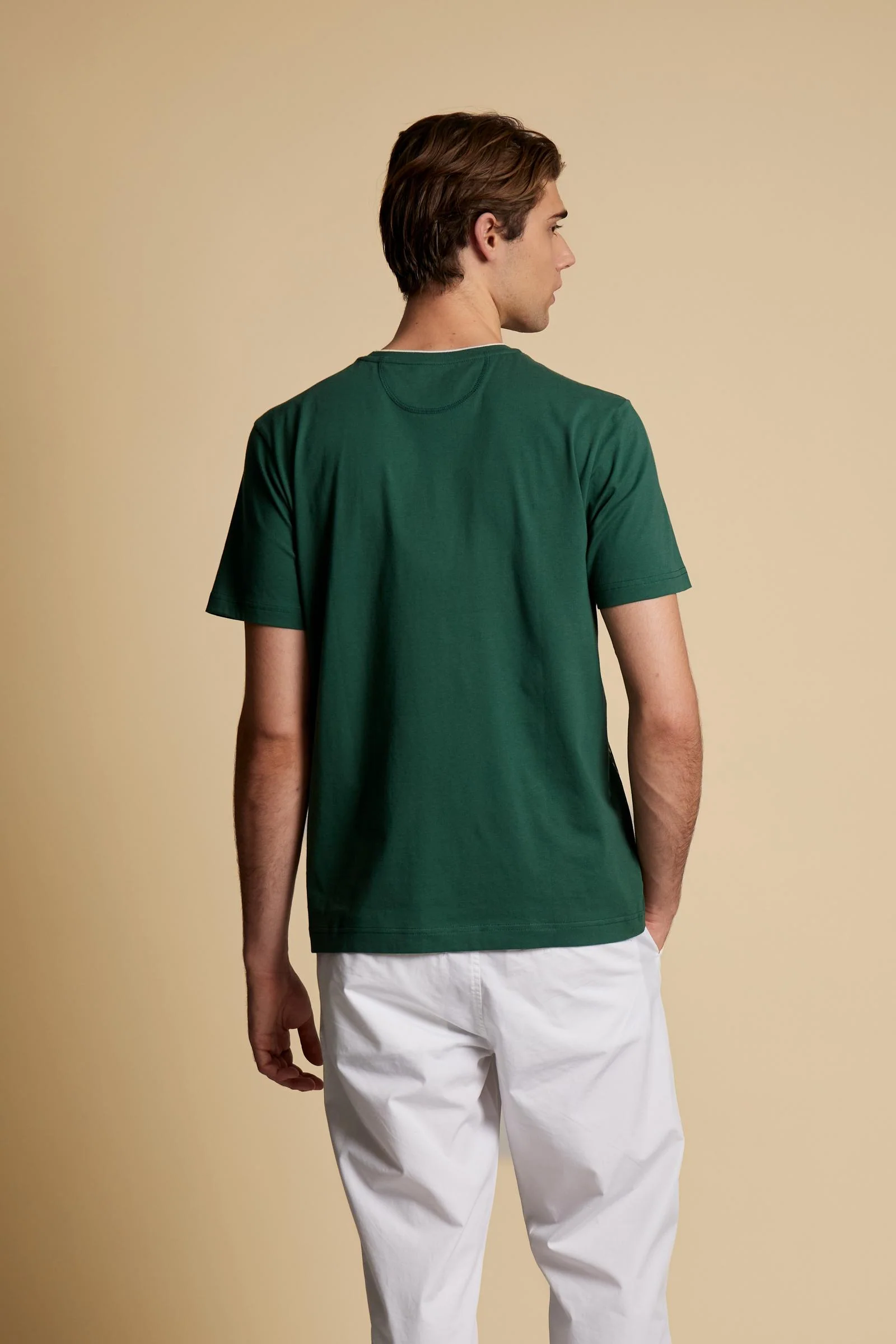 Herren-Jersey-T-Shirt mit Guards-Print – Caledonio - Image 4