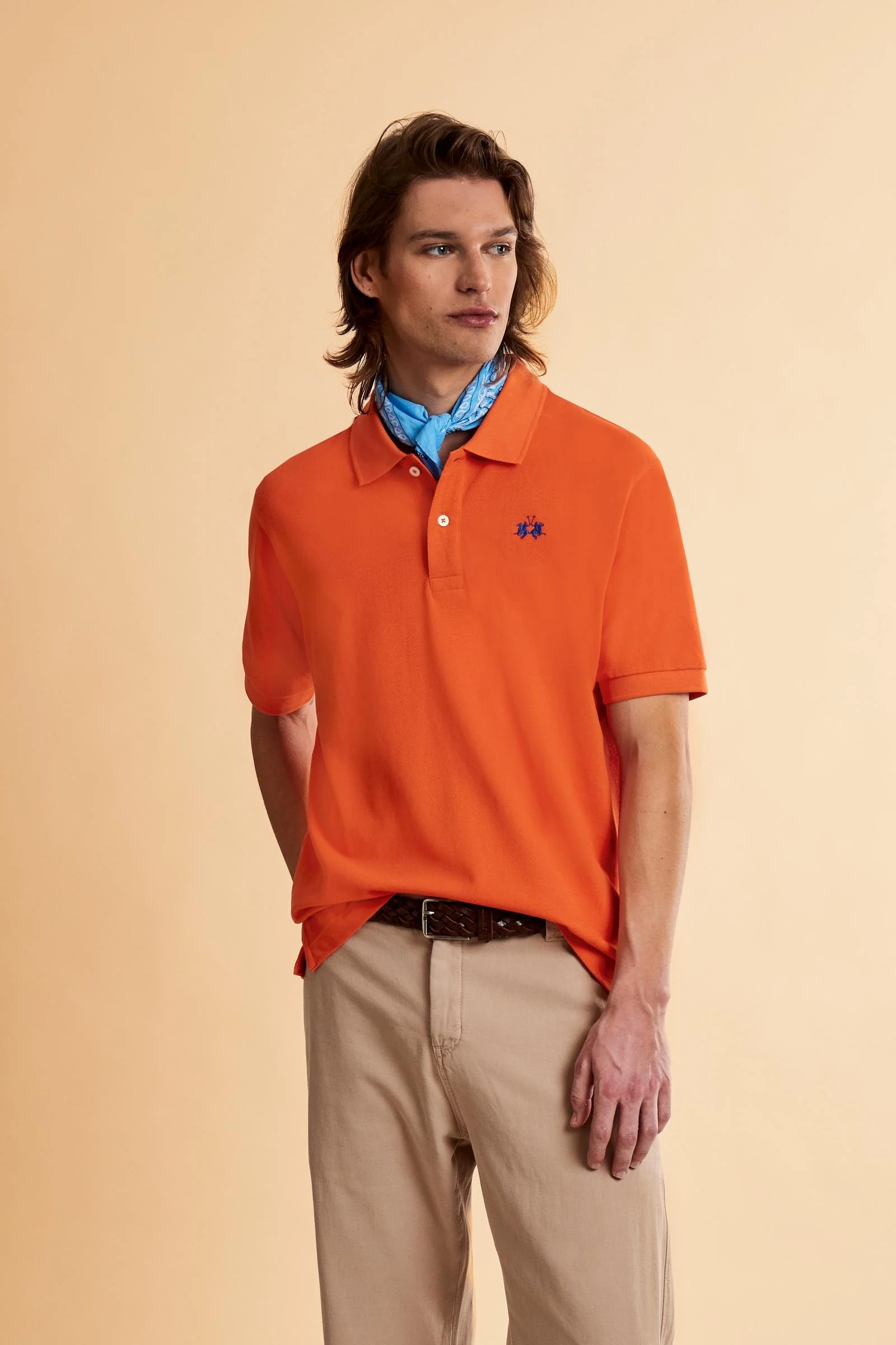 Herren Kurzarm-Poloshirt aus Baumwoll-Piqué - Tex