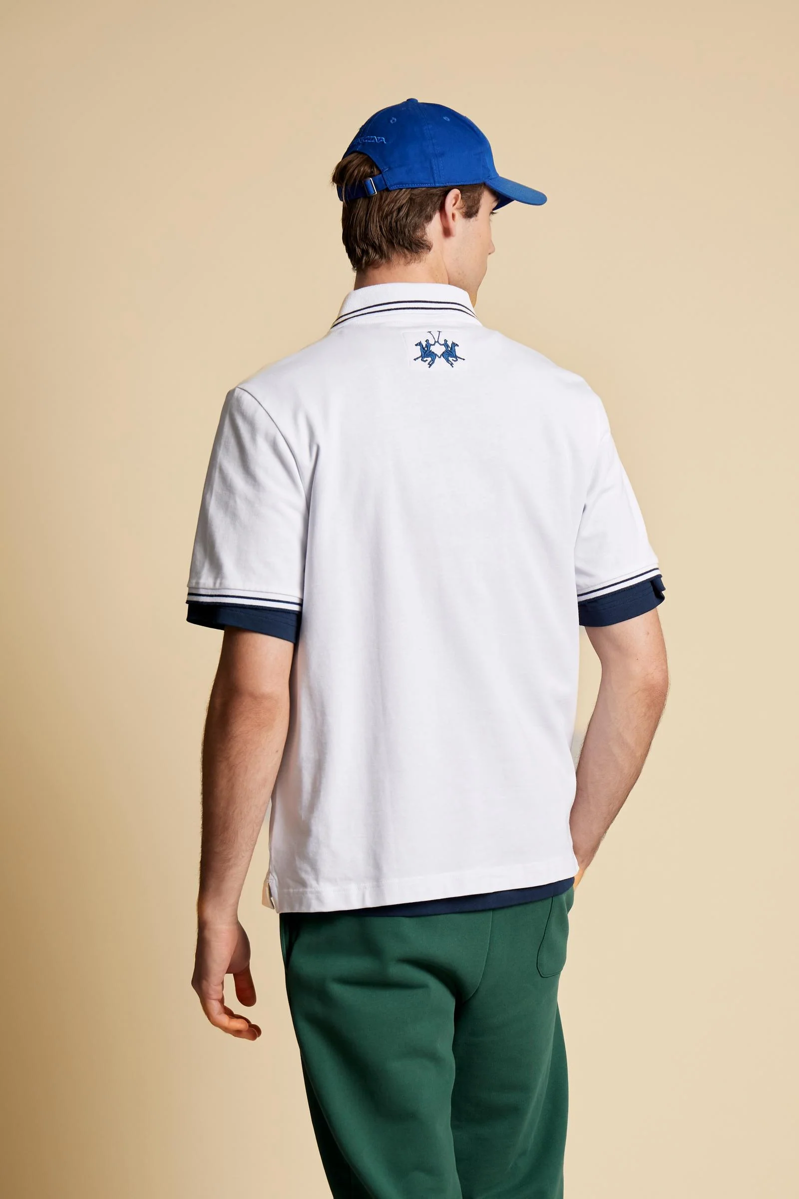Herren Kurzarm-Poloshirt aus Baumwolljersey Mykonos – Corbin - Image 4