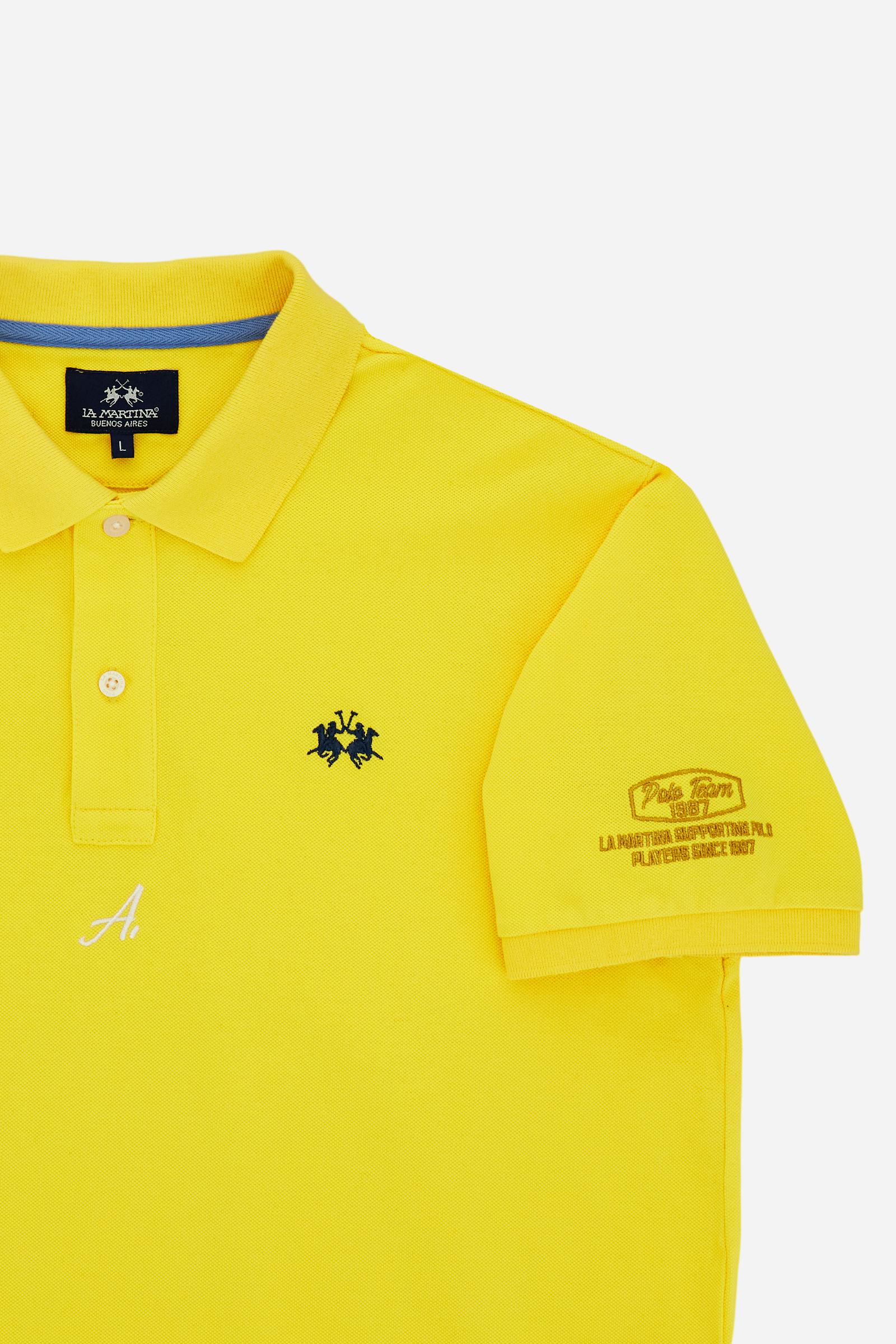 Herren Kurzarm-Poloshirt aus Piqué Kollektion Nations - Charo - Image 8