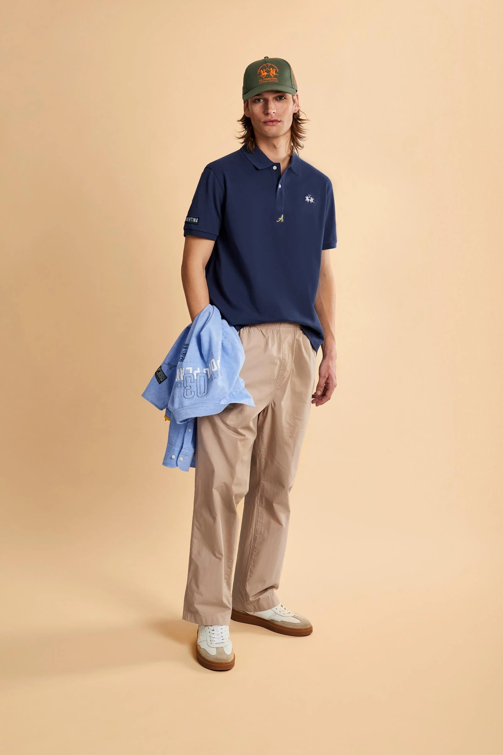 Herren Kurzarm-Poloshirt aus Piqué Kollektion Nations - Charo - Image 2