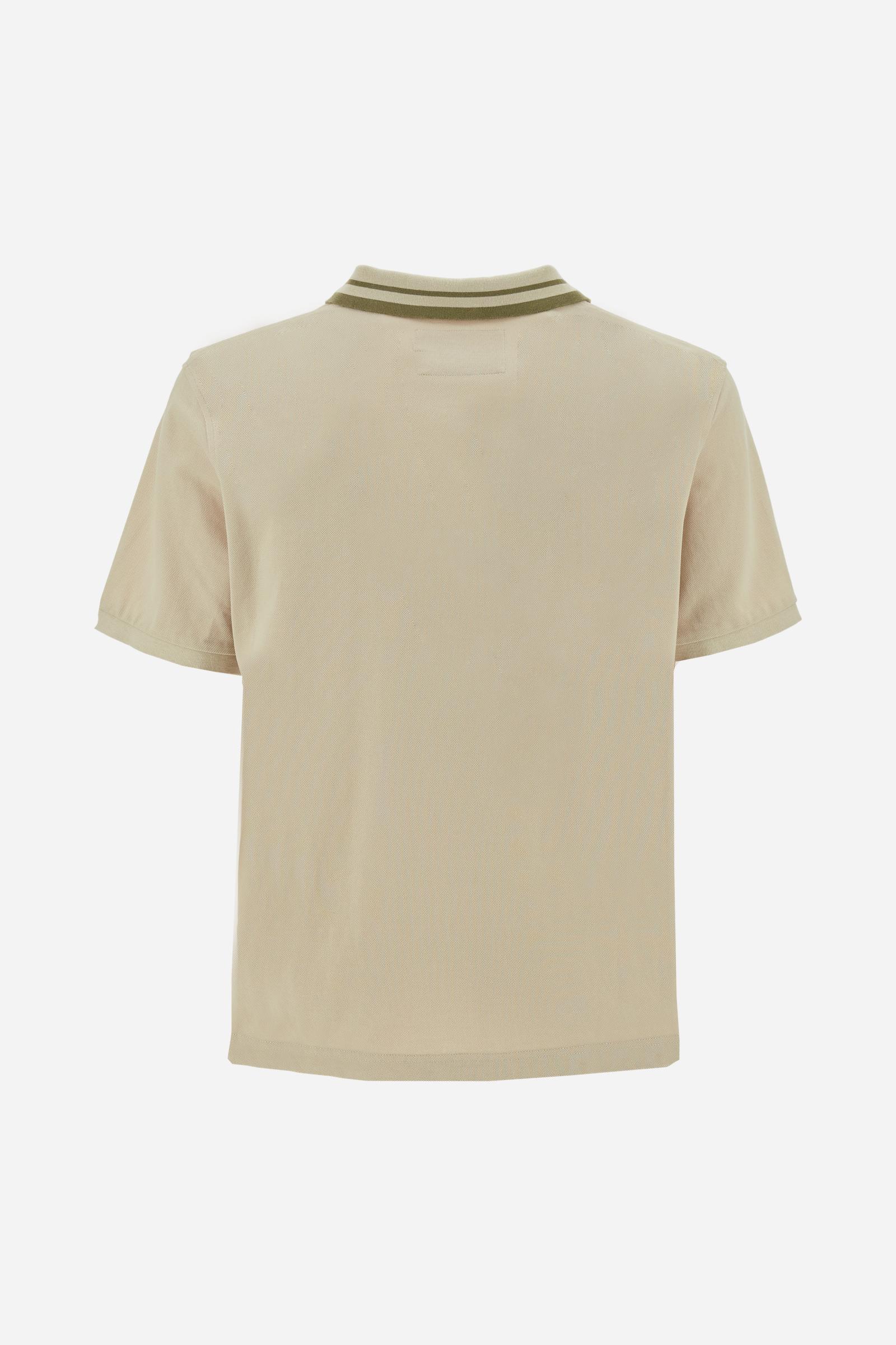 Herren Kurzarm-Poloshirt aus Piqué mit 3D-Maxi-Logo – Coty - Image 6