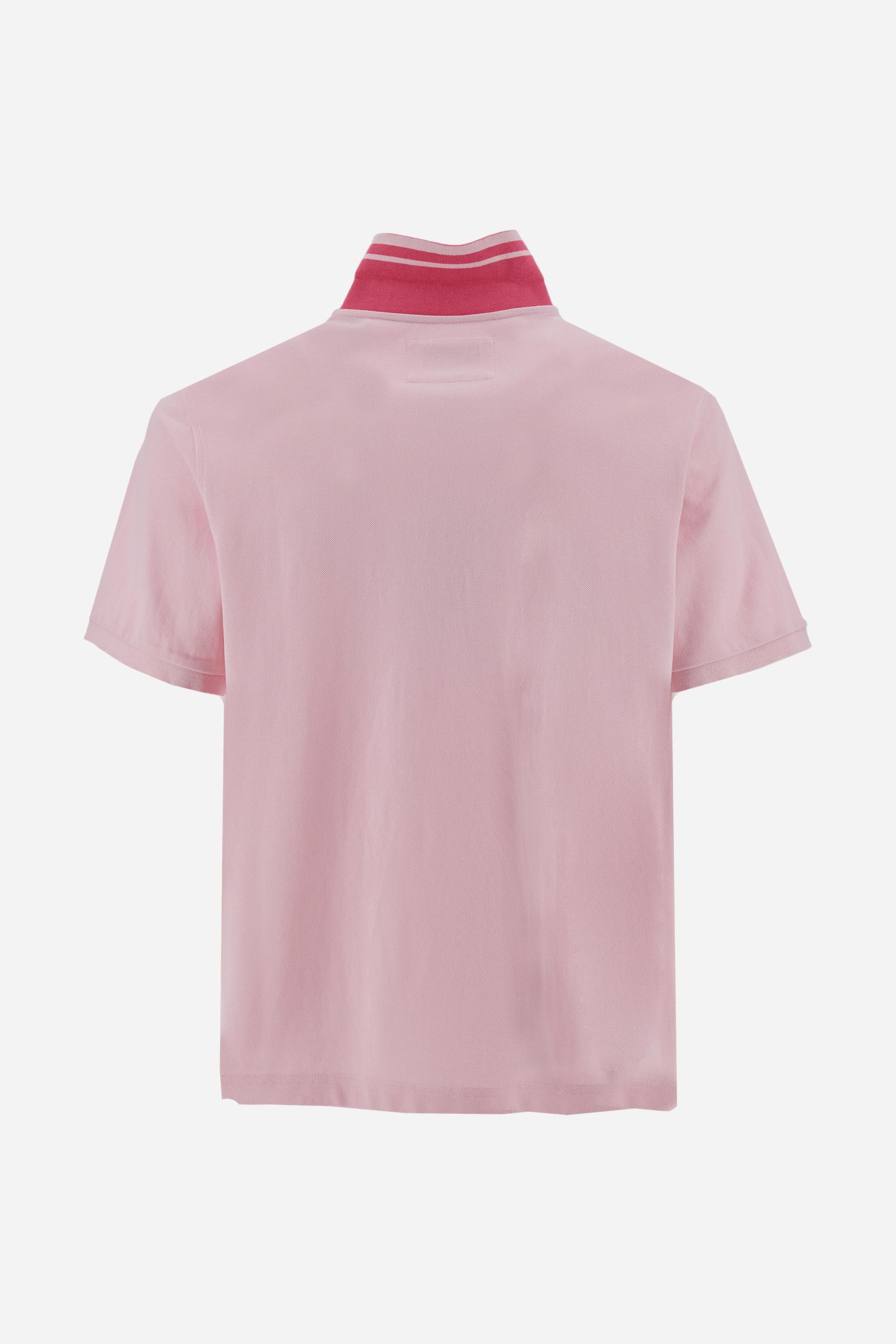 Herren Kurzarm-Poloshirt aus Piqué mit 3D-Maxi-Logo – Coty - Image 6