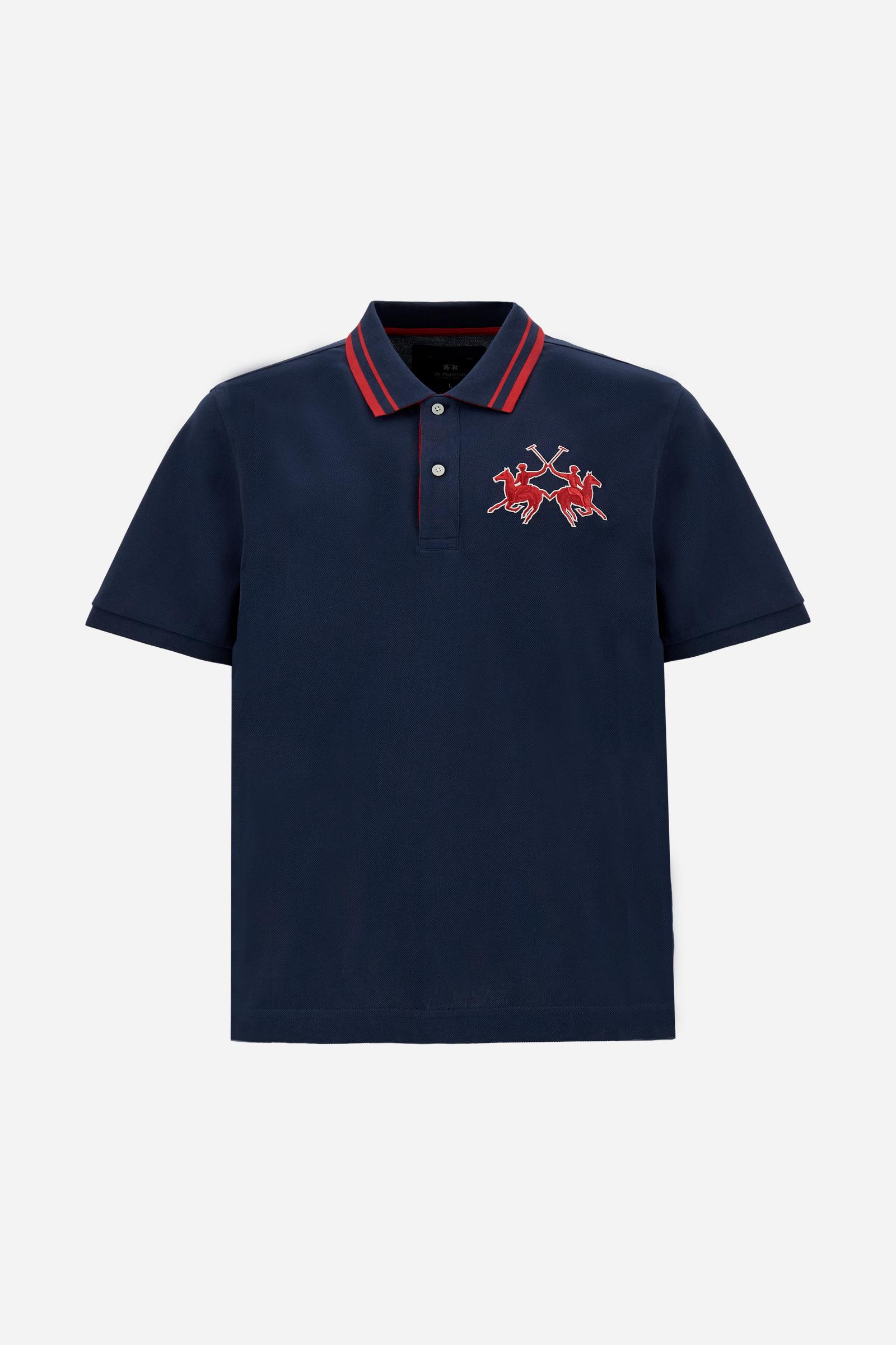 Herren Kurzarm-Poloshirt aus Piqué mit 3D-Maxi-Logo – Coty - Image 5
