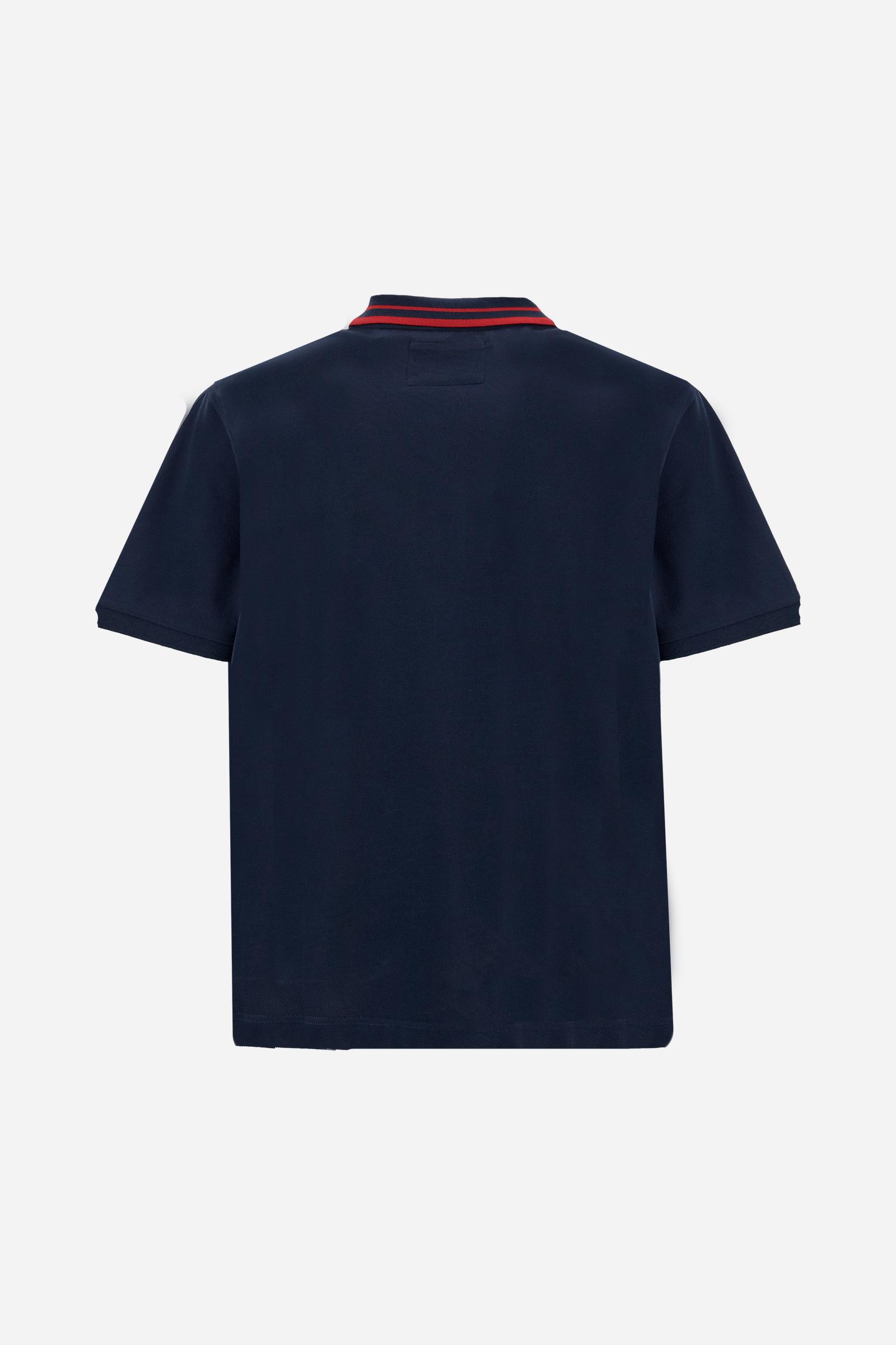 Herren Kurzarm-Poloshirt aus Piqué mit 3D-Maxi-Logo – Coty - Image 6