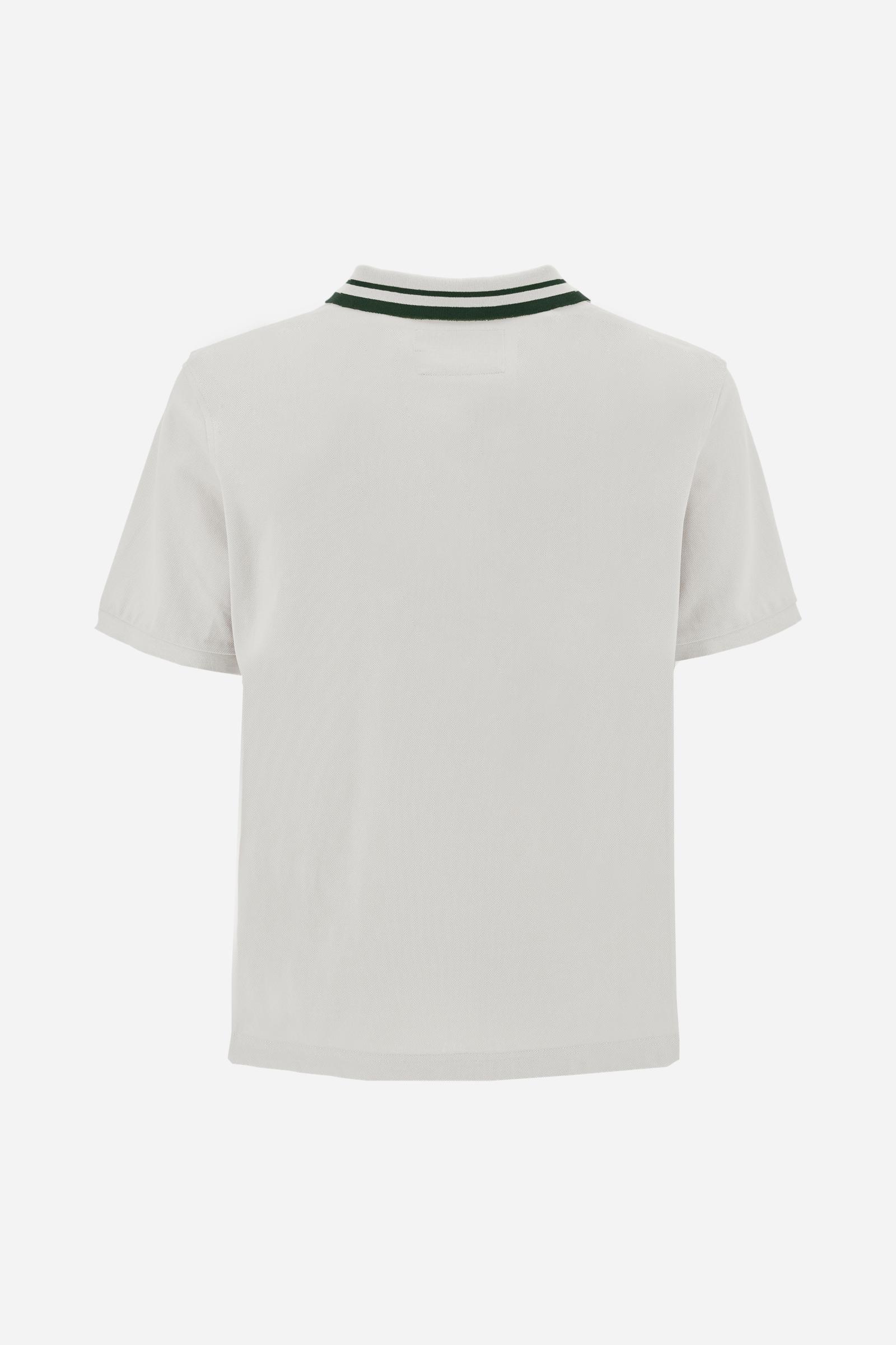 Herren Kurzarm-Poloshirt aus Piqué mit 3D-Maxi-Logo – Coty - Image 2