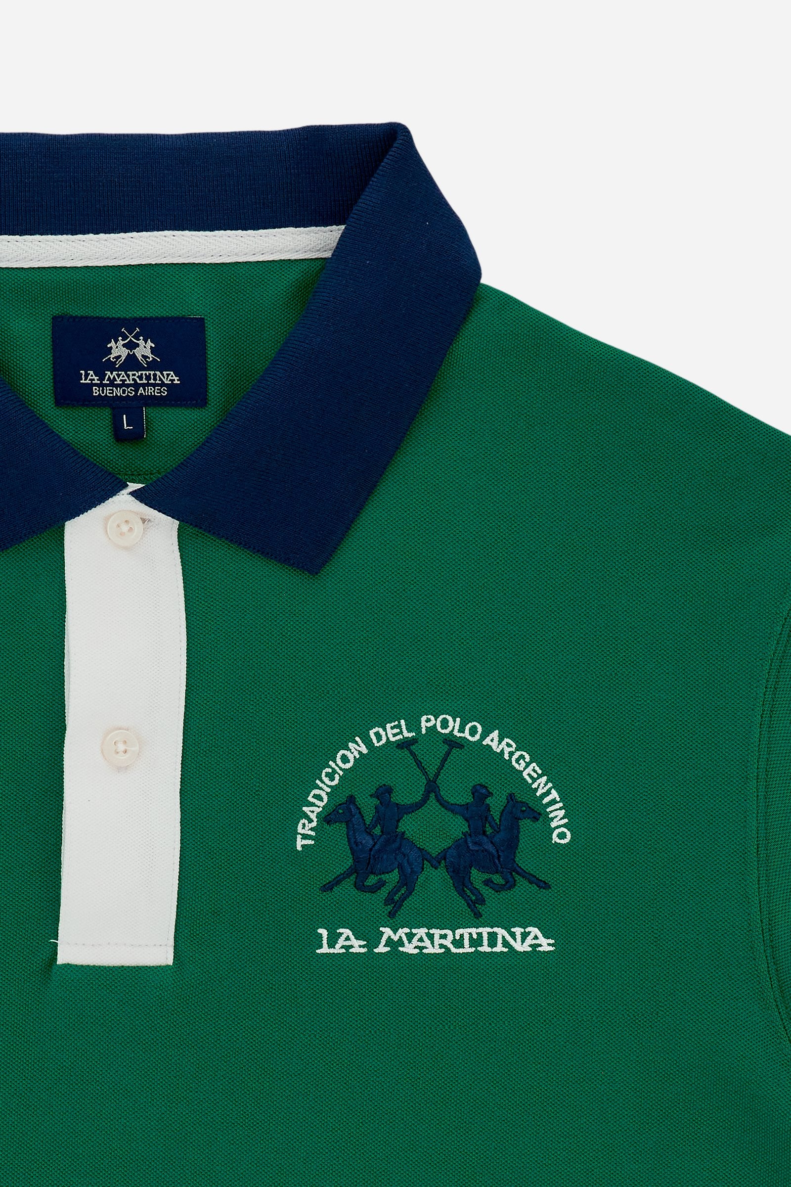 Herren Kurzarm-Poloshirt aus Stretch-Piqué mit Kontrastdetails – Trixie - Image 8