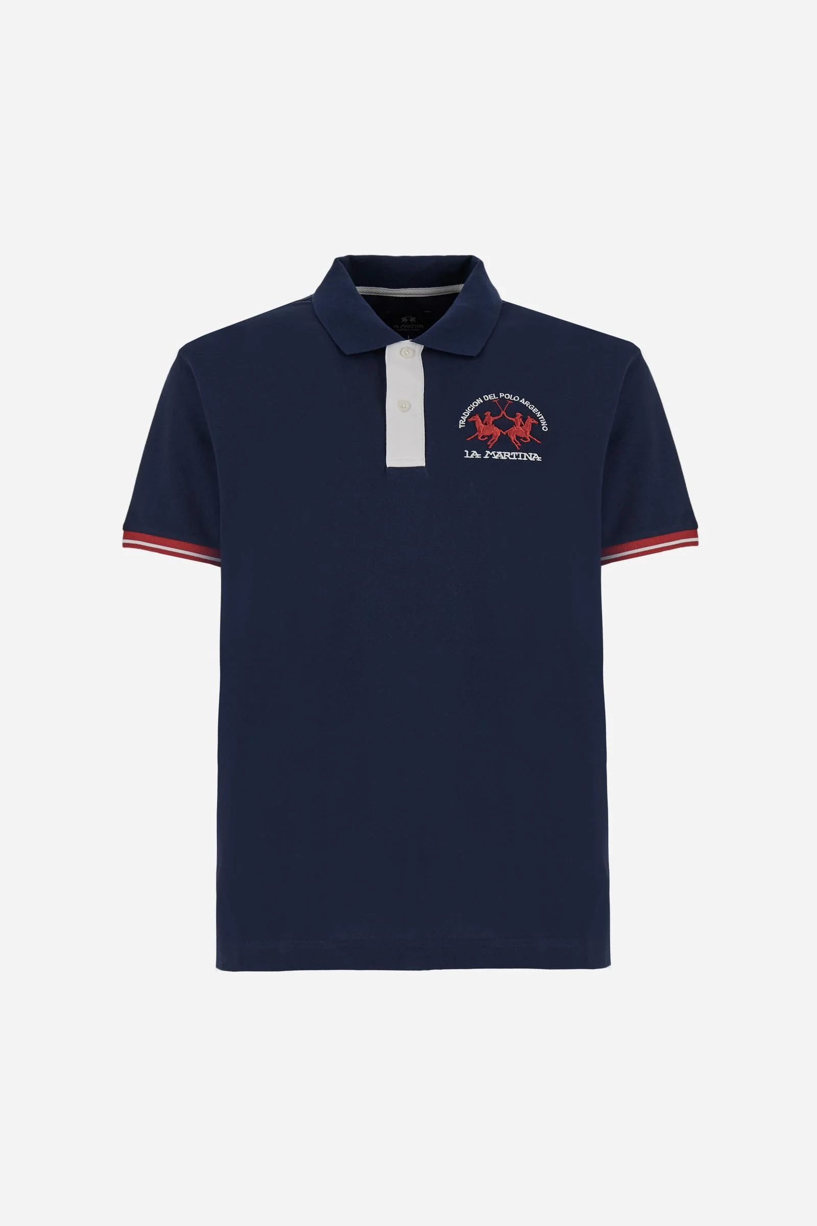 Herren Kurzarm-Poloshirt aus Stretch-Piqué mit Kontrastdetails – Trixie - Image 5