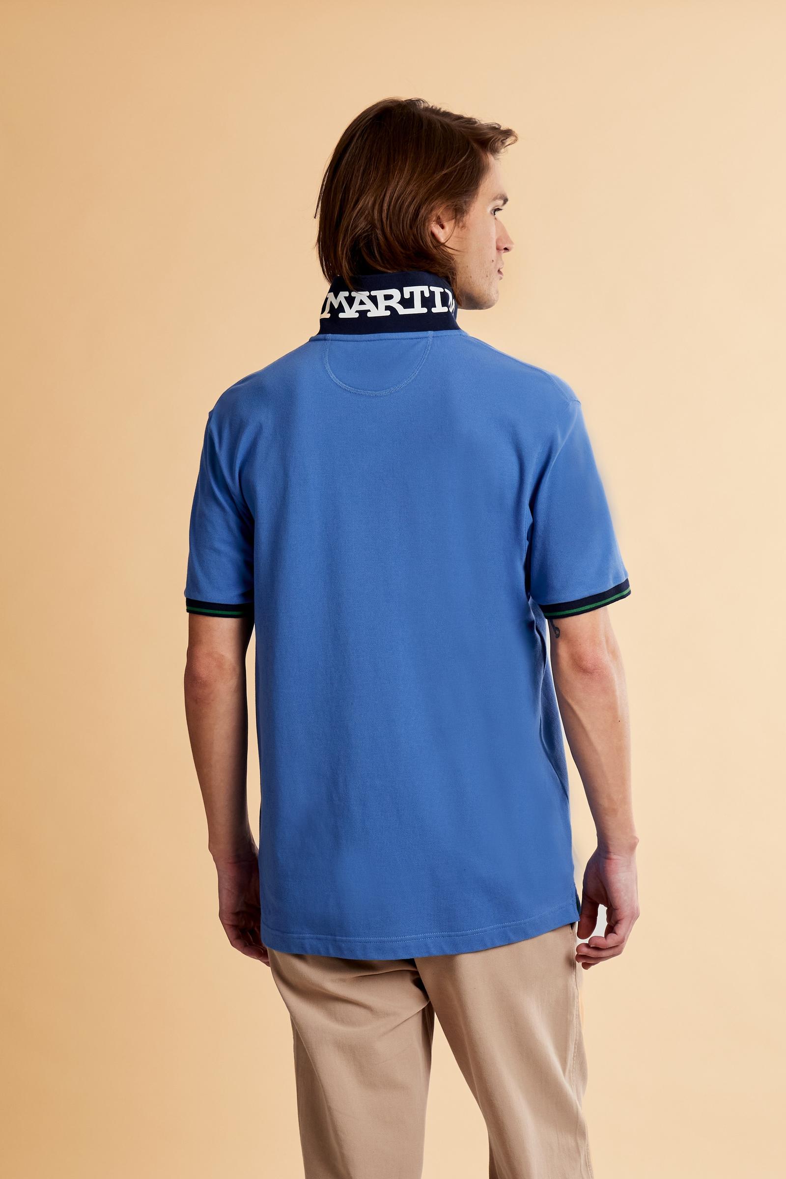 Herren Kurzarm-Poloshirt aus Stretch-Piqué mit Kontrastdetails – Trixie - Image 4