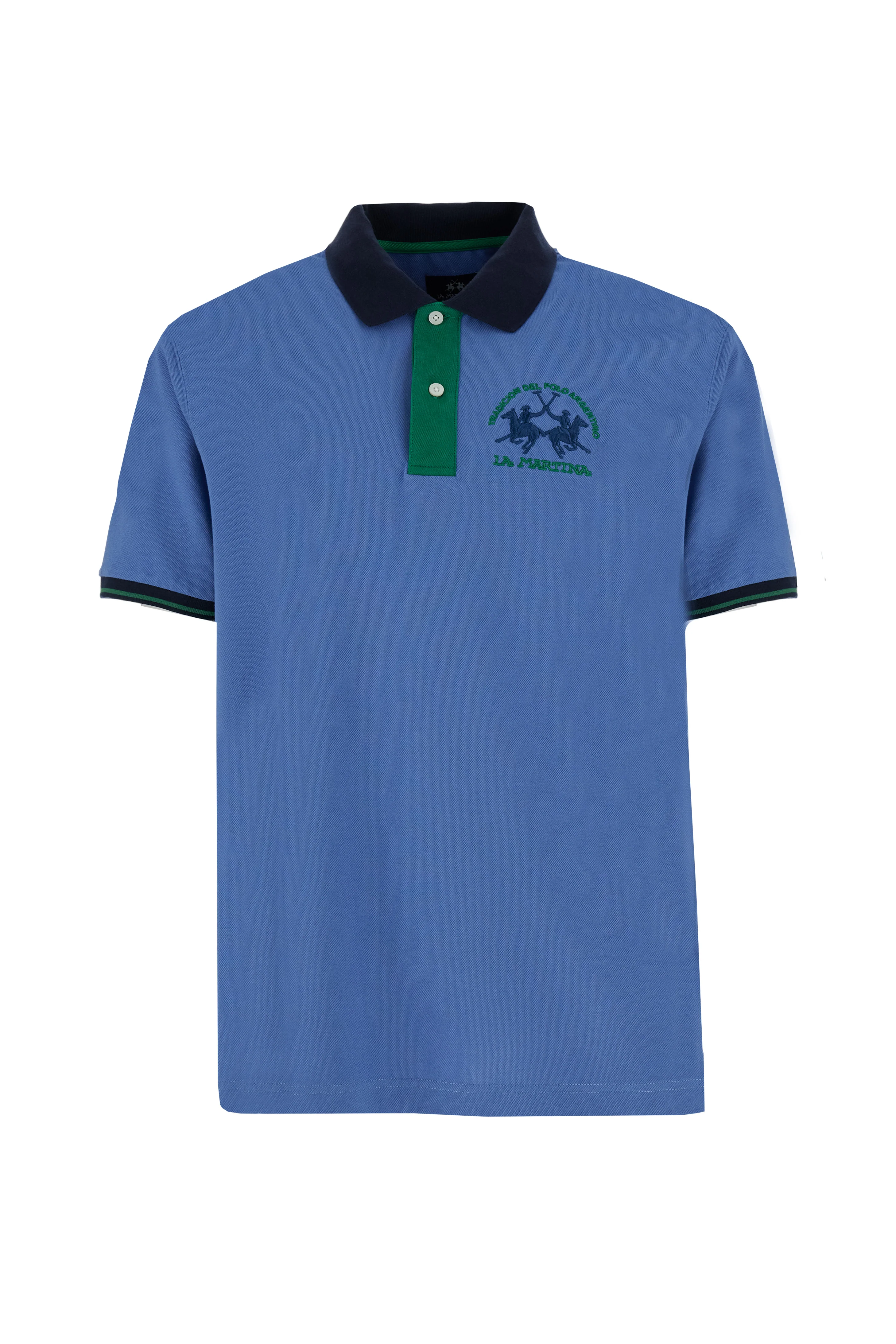 Herren Kurzarm-Poloshirt aus Stretch-Piqué mit Kontrastdetails – Trixie - Image 5