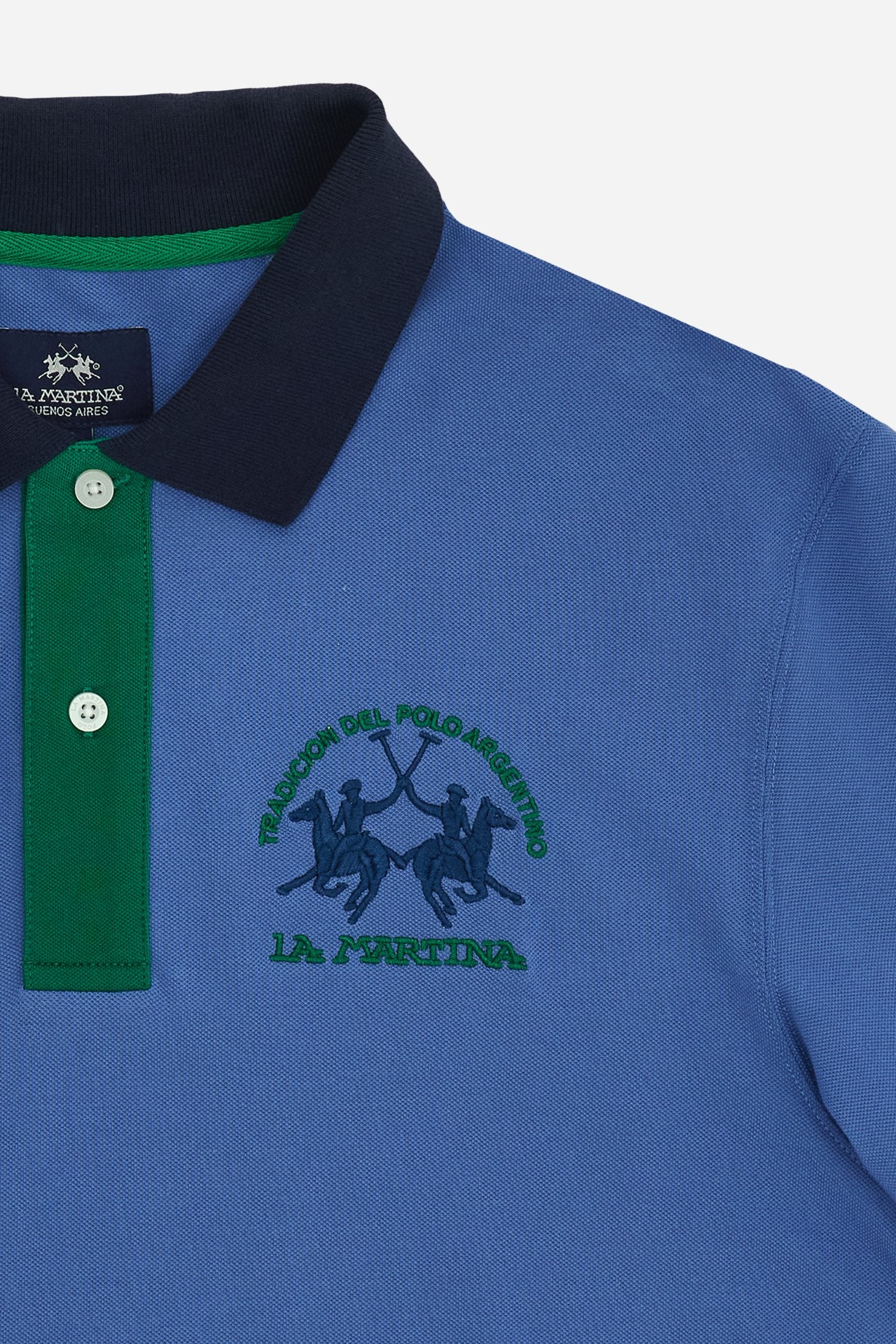 Herren Kurzarm-Poloshirt aus Stretch-Piqué mit Kontrastdetails – Trixie - Image 8