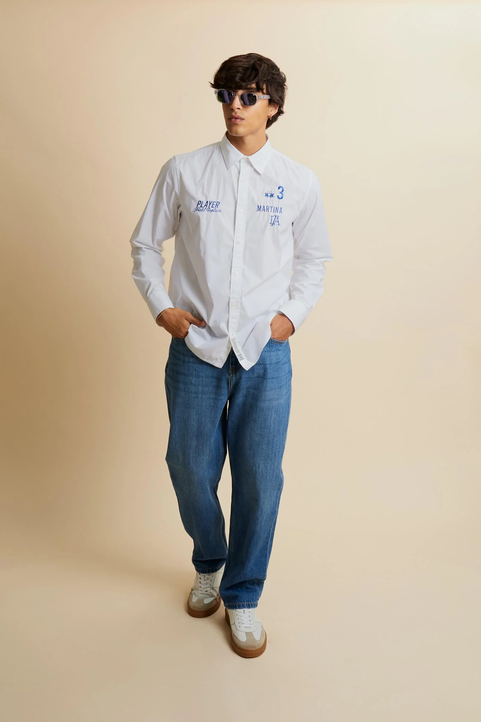 Herren Langarmhemd aus Popeline Italia Edition - Clemar - Image 2
