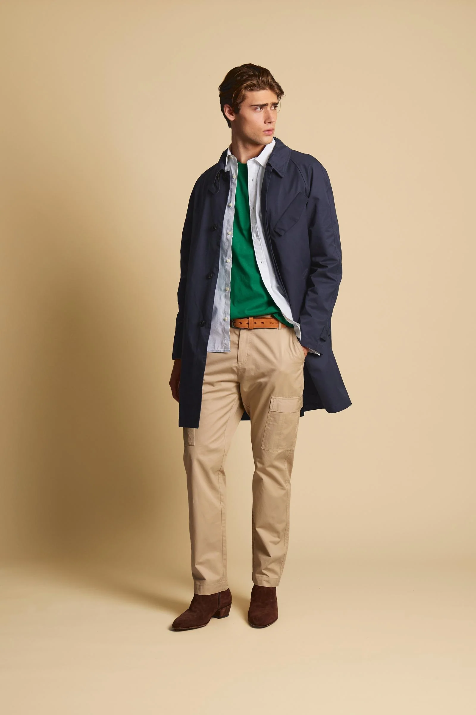 Herren-Mantel aus Baumwoll-Nylon-Twill – Clark - Image 2