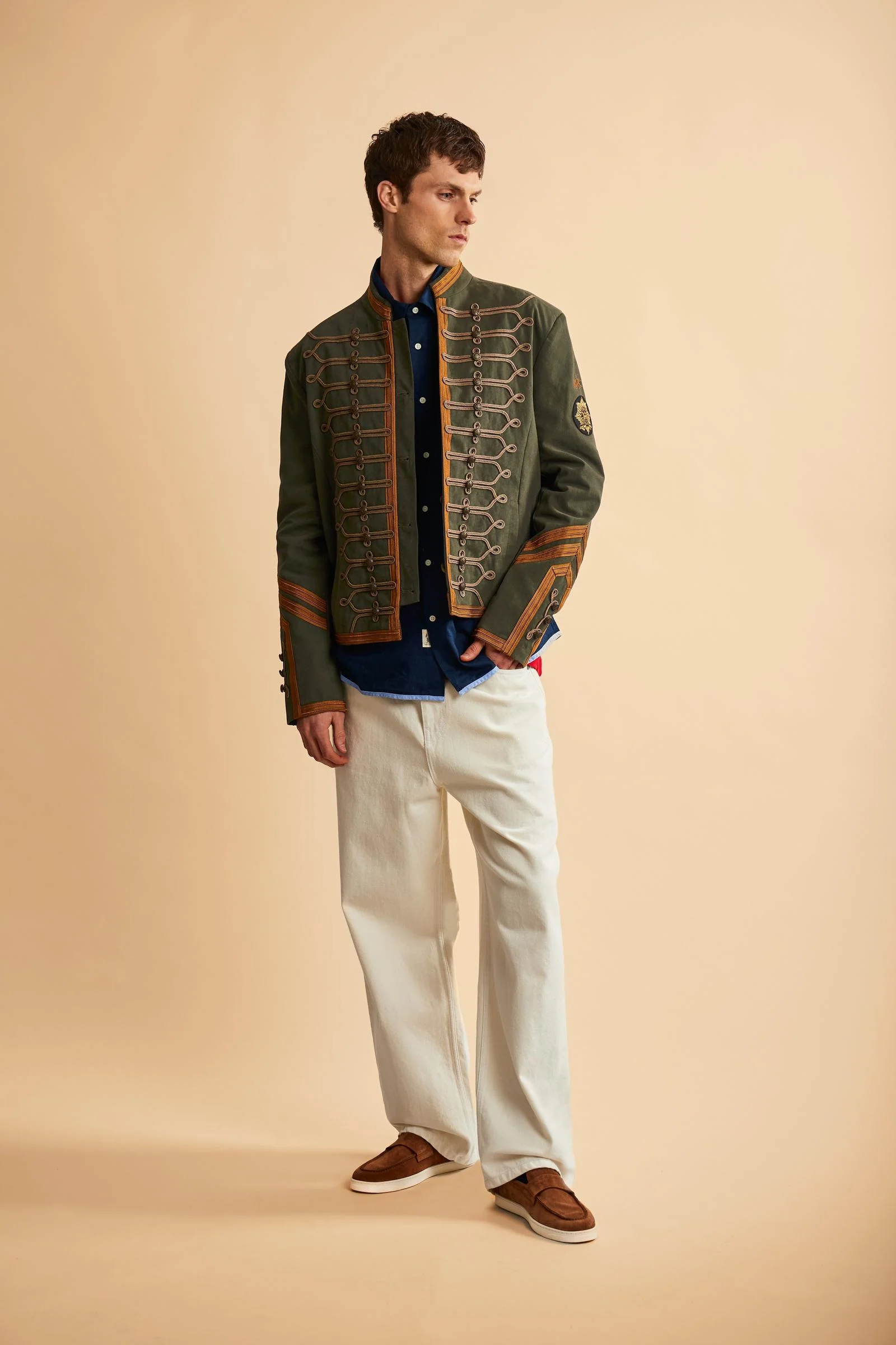 Herren Militärjacke aus Baumwoll-Canvas Guards – Carrasco - Image 2
