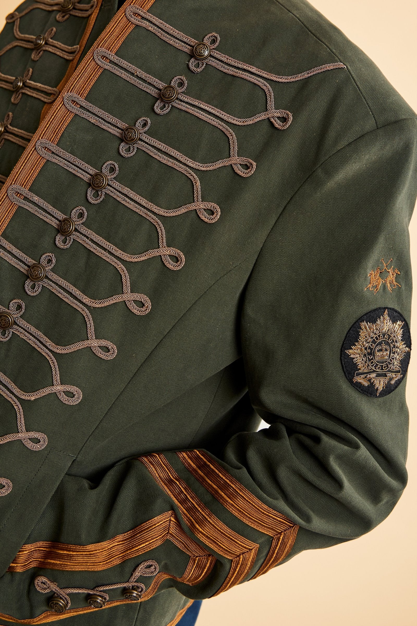 Herren Militärjacke aus Baumwoll-Canvas Guards – Carrasco - Image 3