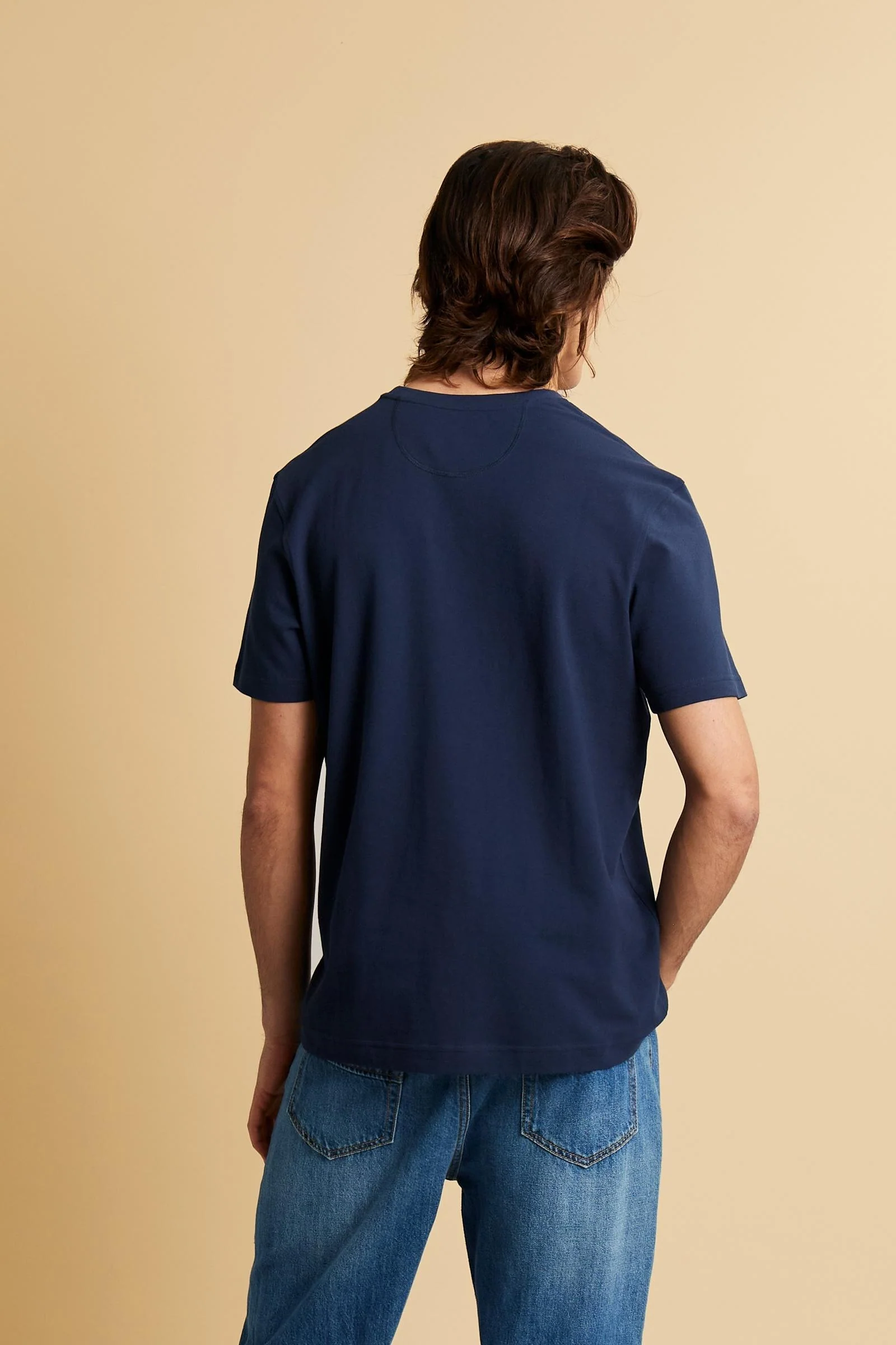 Herren-Piqué-T-Shirt mit Tasche – Agustin - Image 4