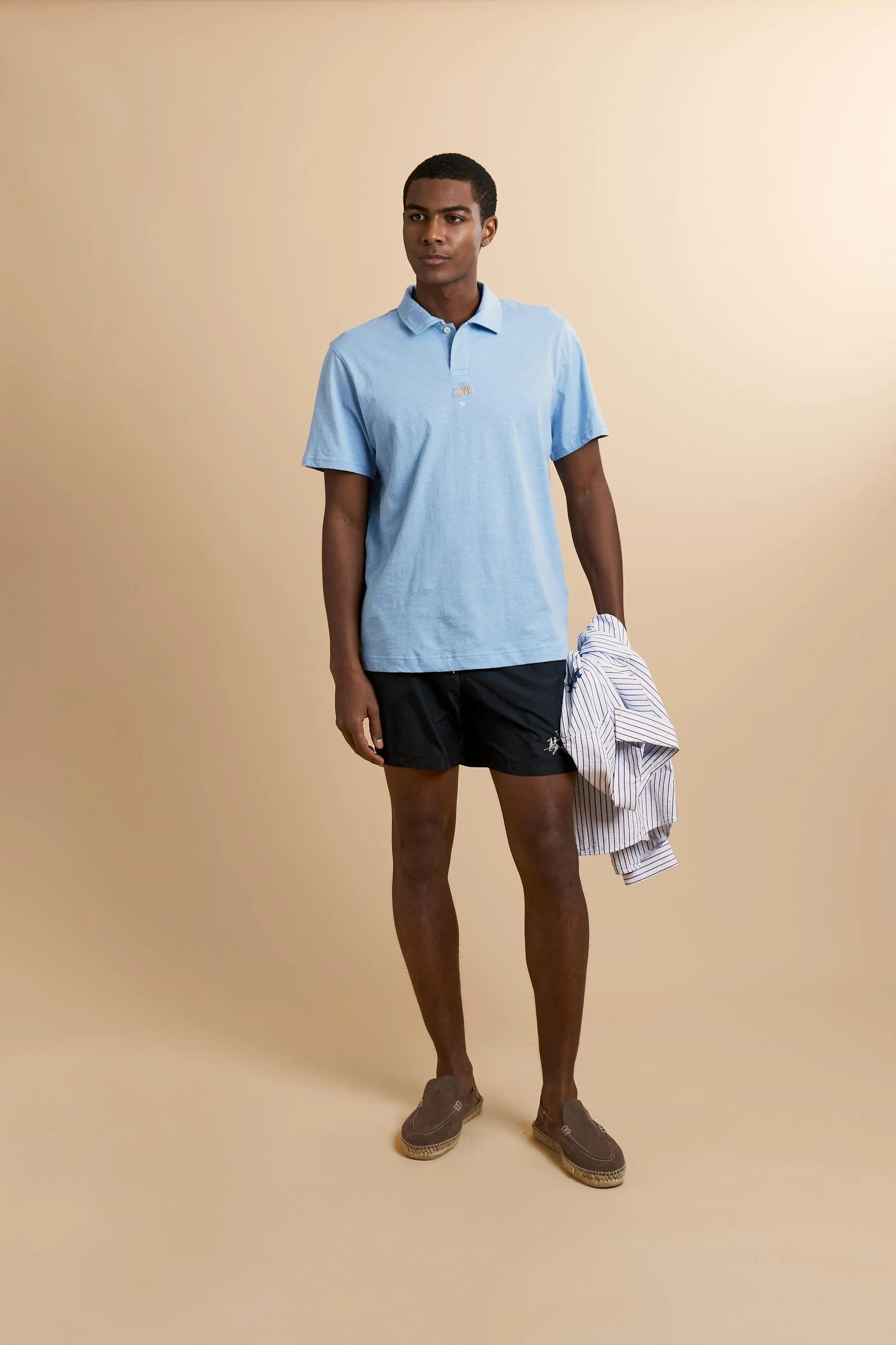 Herren Polo aus Slub-Baumwolljersey - Yoojoon - Image 2