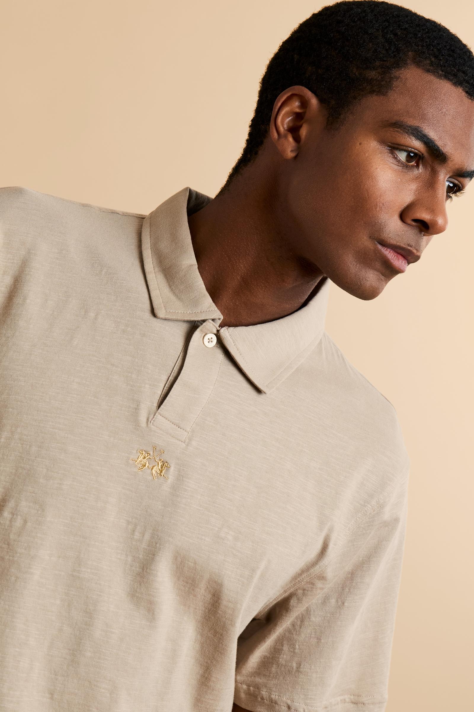 Herren Polo aus Slub-Baumwolljersey - Yoojoon - Image 3