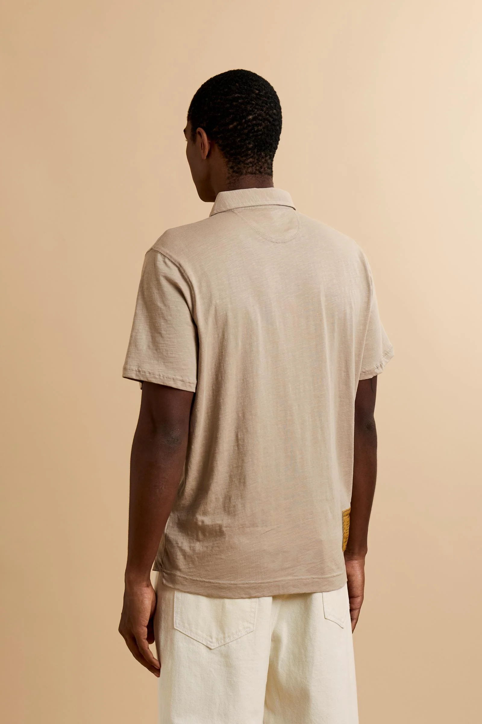 Herren Polo aus Slub-Baumwolljersey - Yoojoon - Image 4