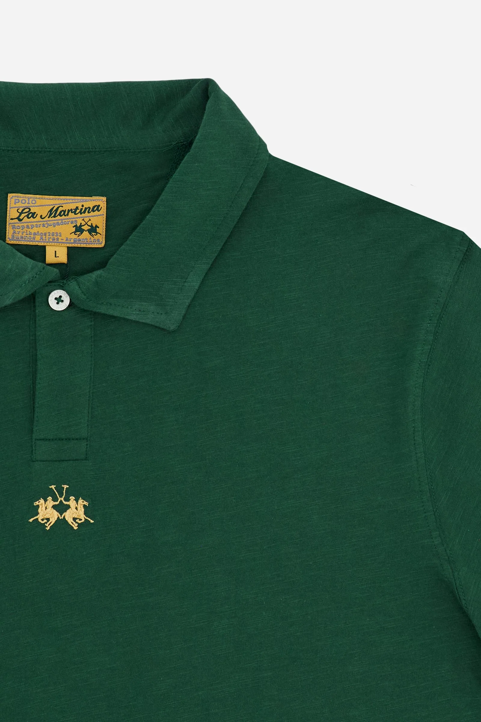 Herren Polo aus Slub-Baumwolljersey - Yoojoon - Image 8